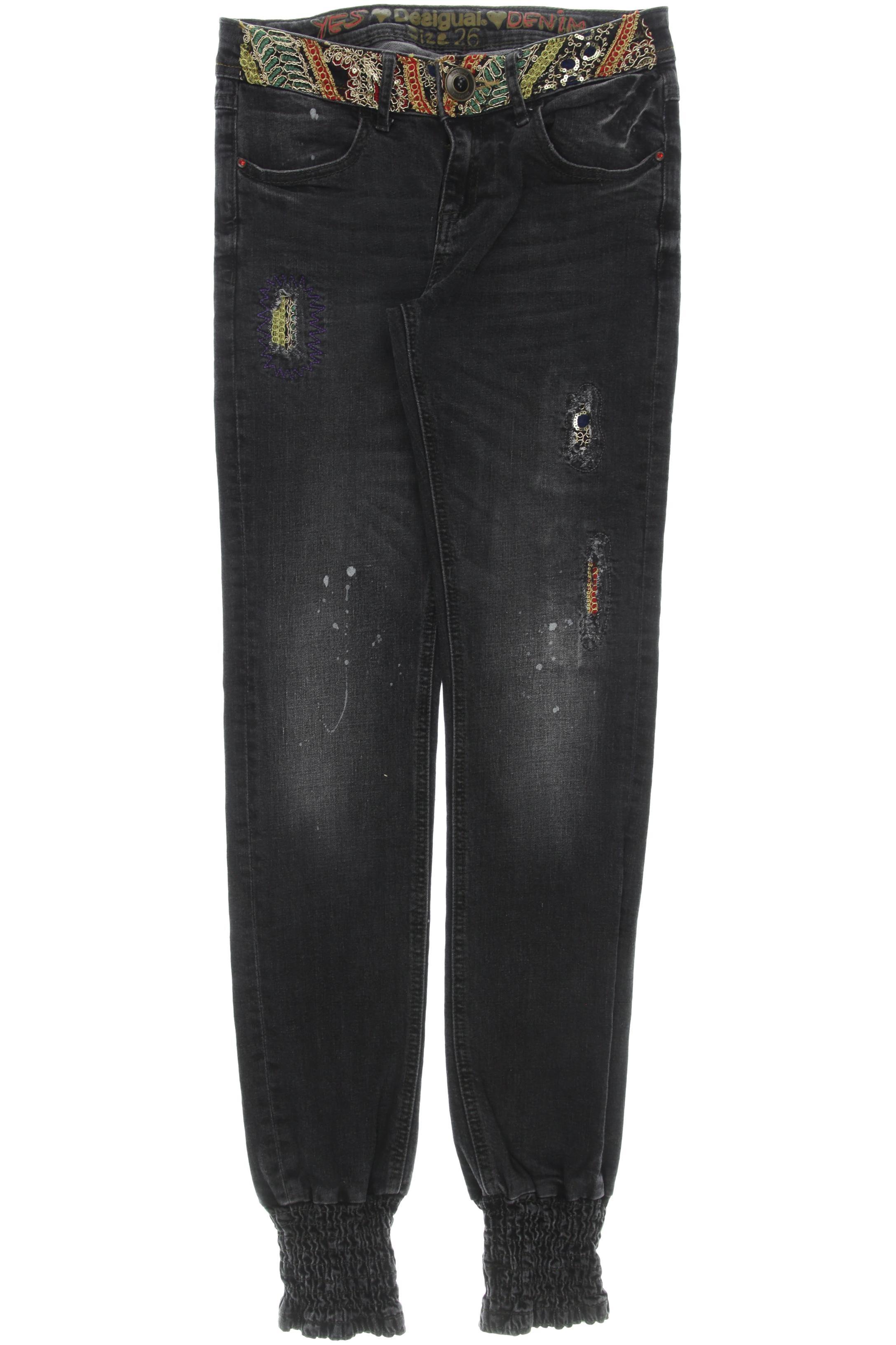 

Desigual Damen Jeans, schwarz, Gr. 26