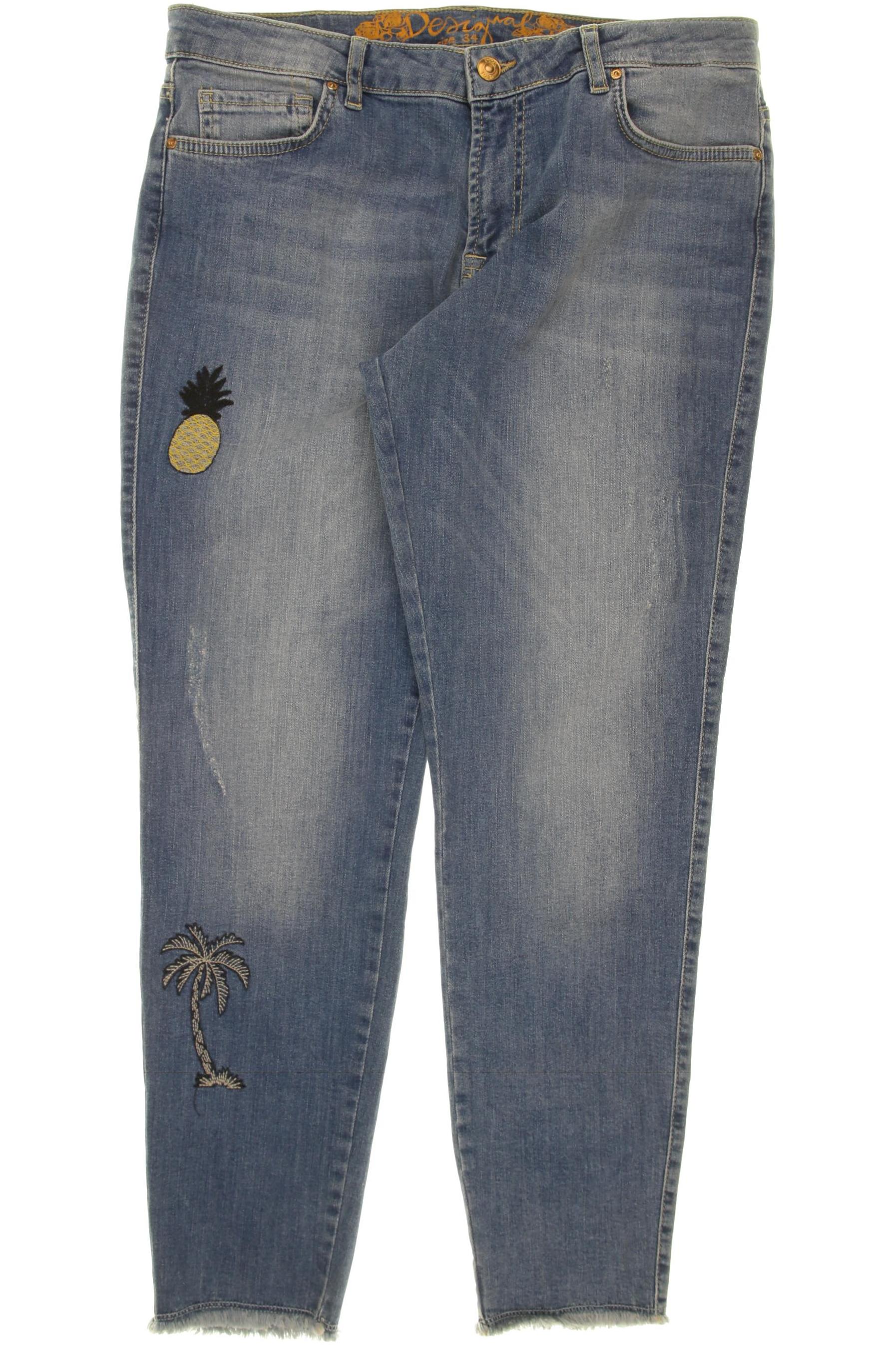 

Desigual Damen Jeans, blau, Gr. 34