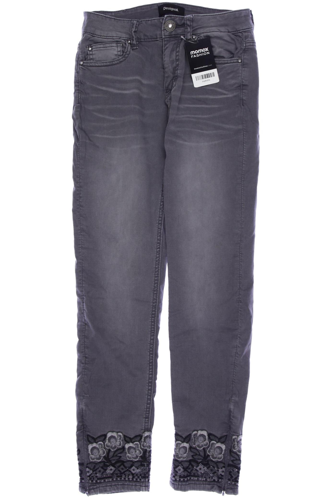 

Desigual Damen Jeans, grau, Gr. 36