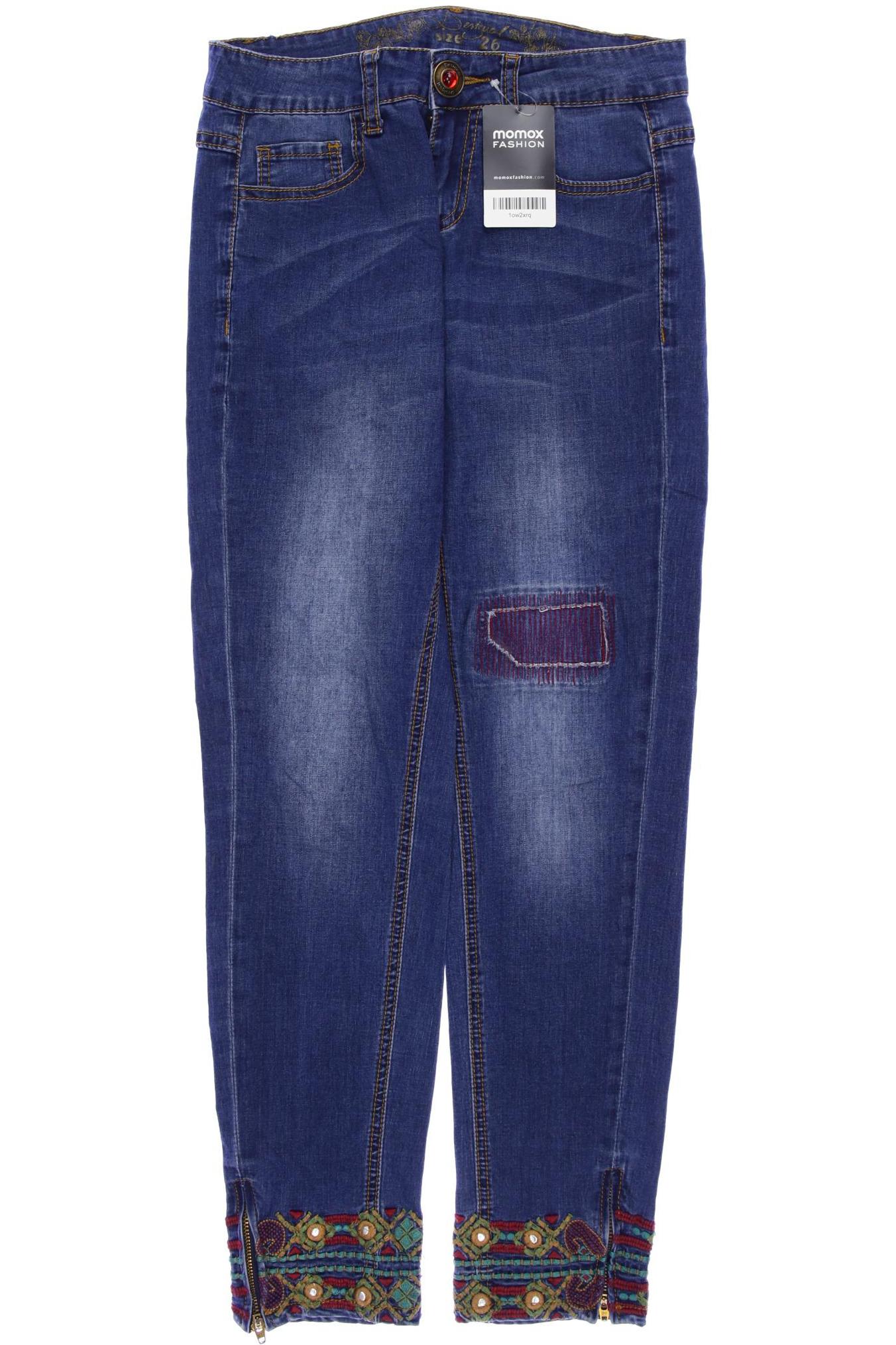 

Desigual Damen Jeans, marineblau, Gr. 26