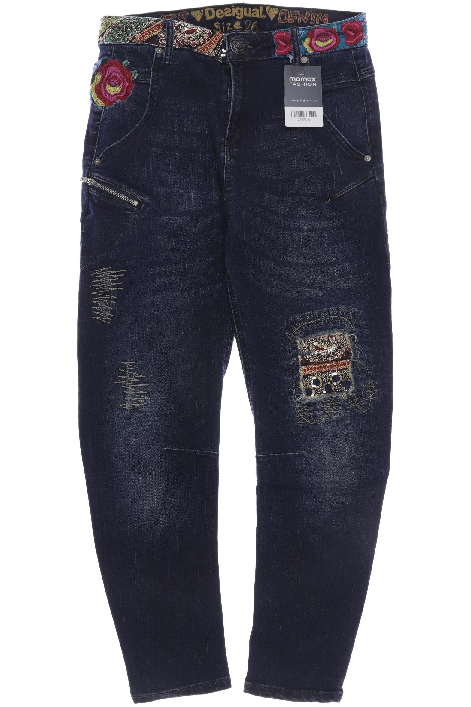 

Desigual Damen Jeans, marineblau, Gr. 26