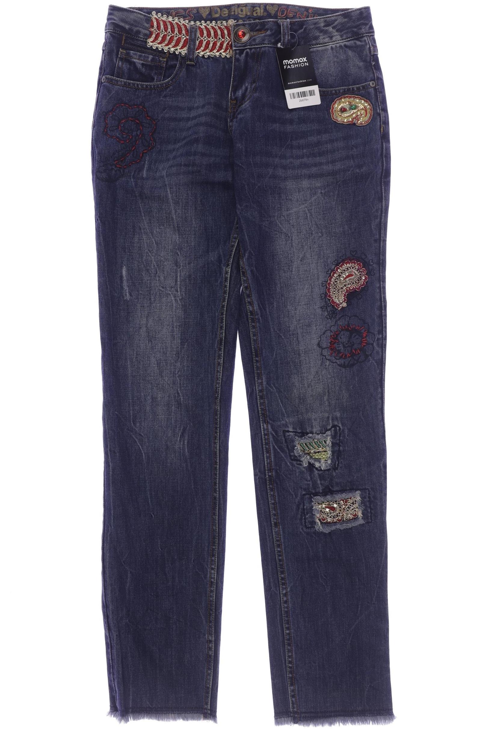 

Desigual Damen Jeans, marineblau, Gr. 28
