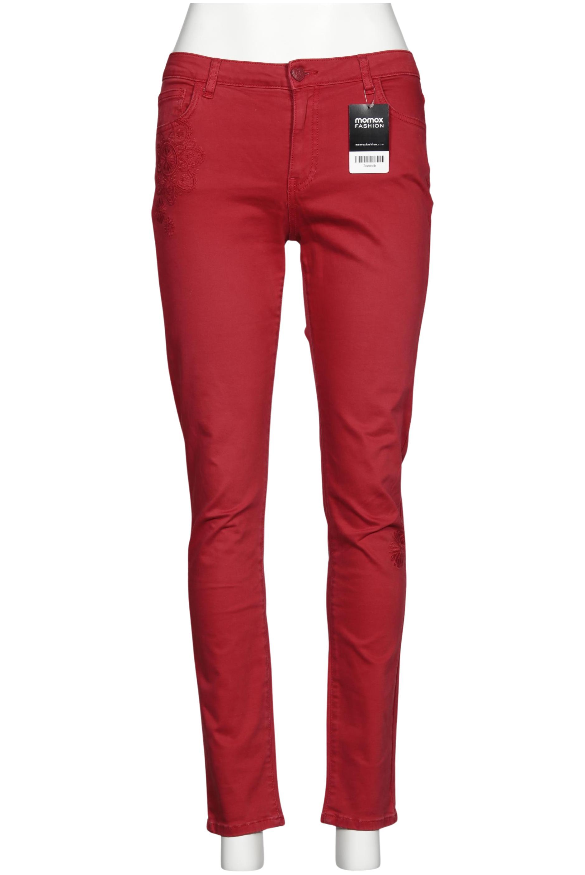 

Desigual Damen Jeans, rot, Gr. 42