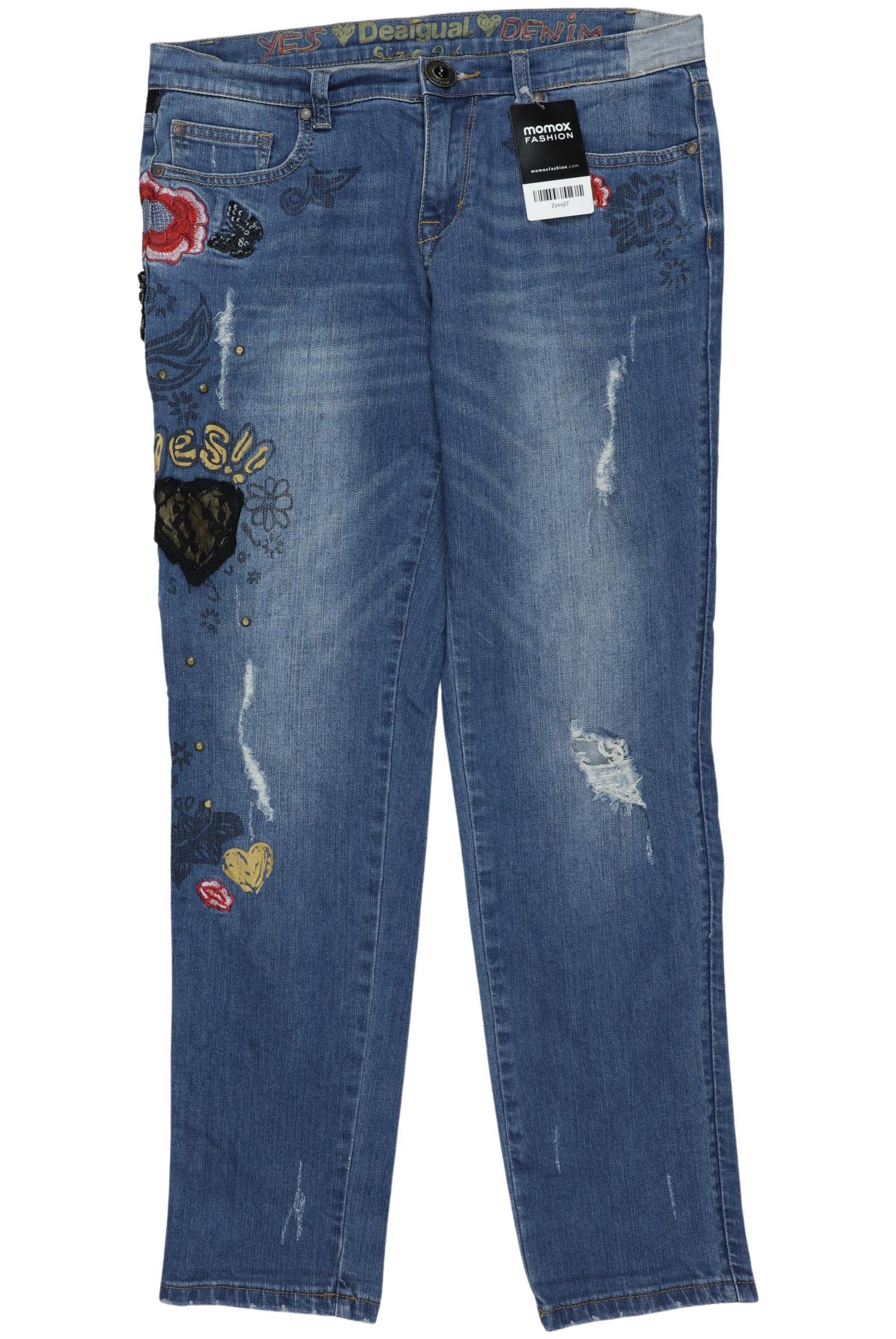 

Desigual Damen Jeans, blau, Gr. 26