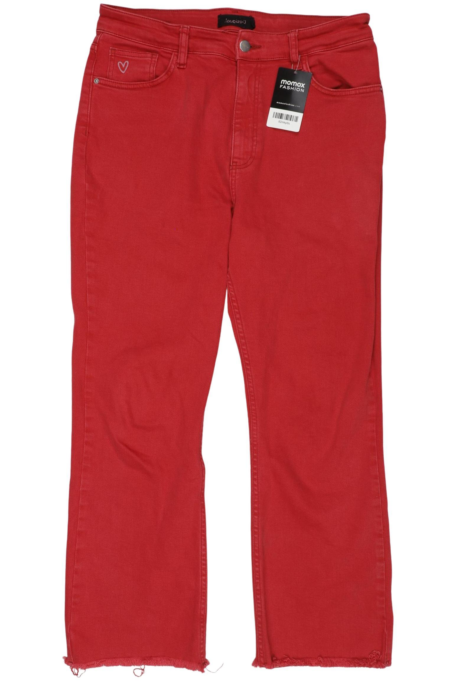

Desigual Damen Jeans, rot, Gr. 44