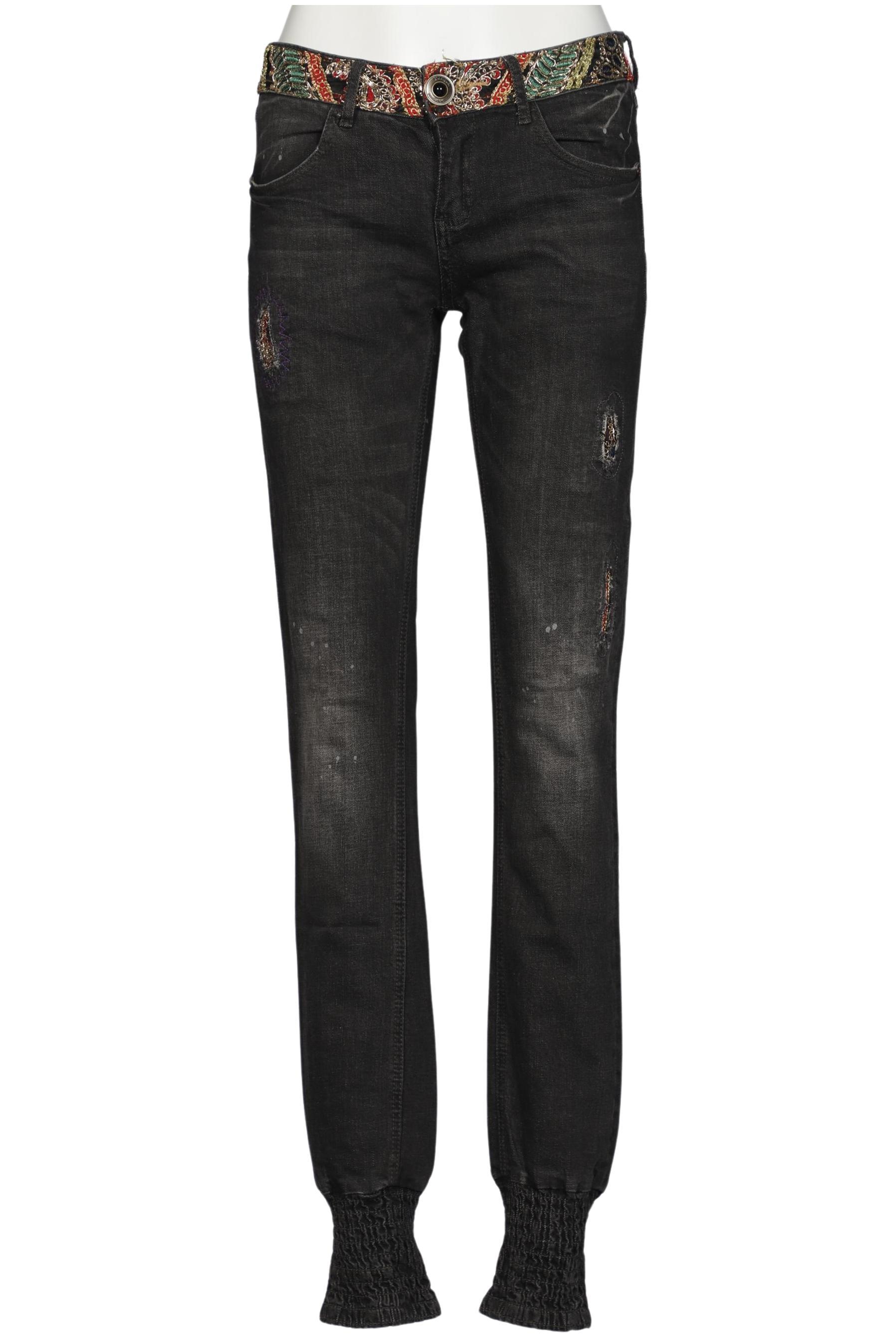 

Desigual Damen Jeans, schwarz, Gr. 28