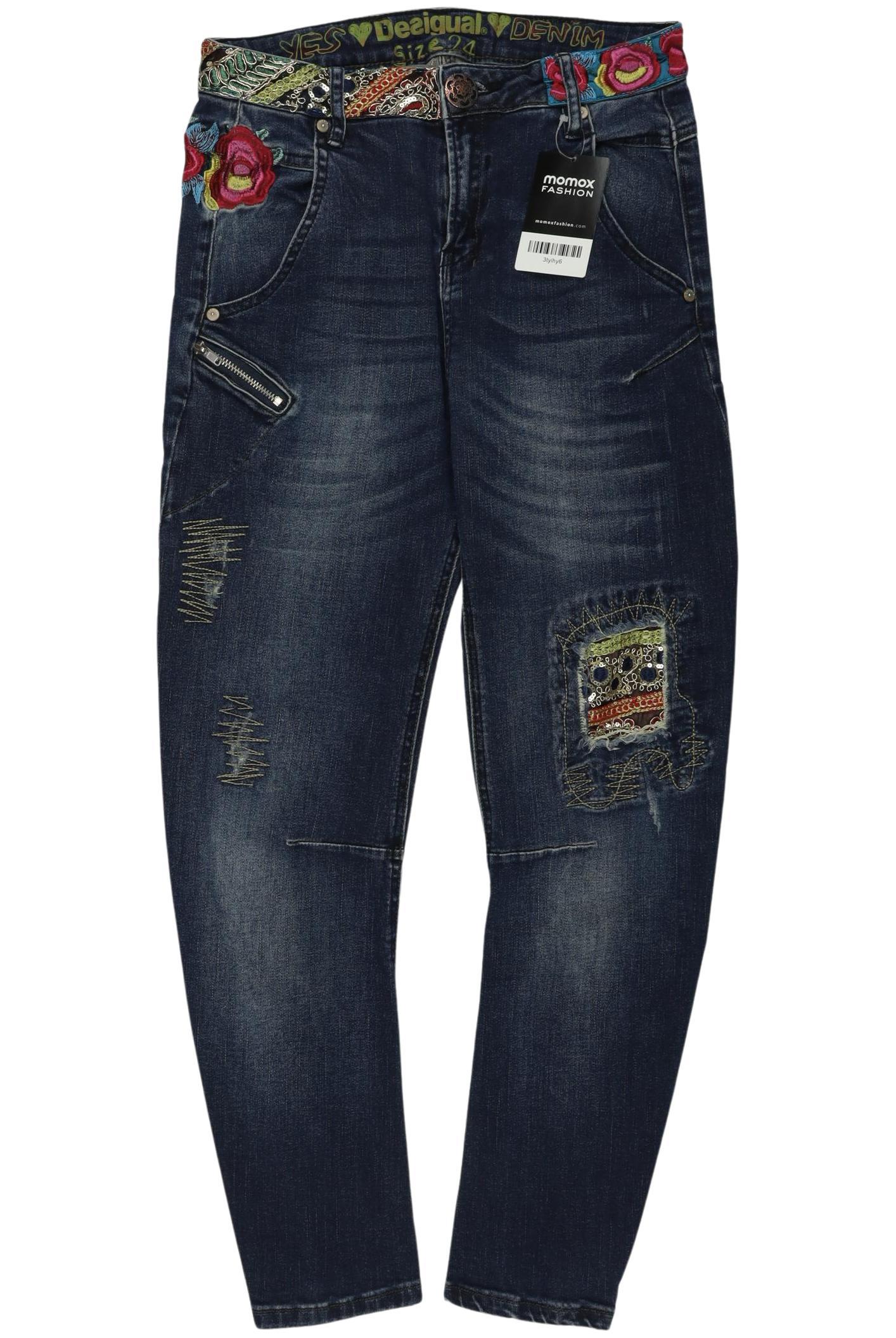 

Desigual Damen Jeans, marineblau, Gr. 24