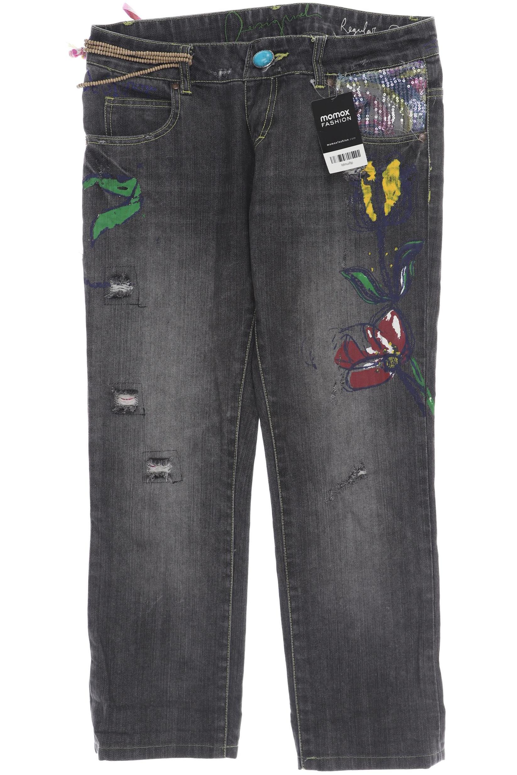 

Desigual Damen Jeans, grau, Gr. 30