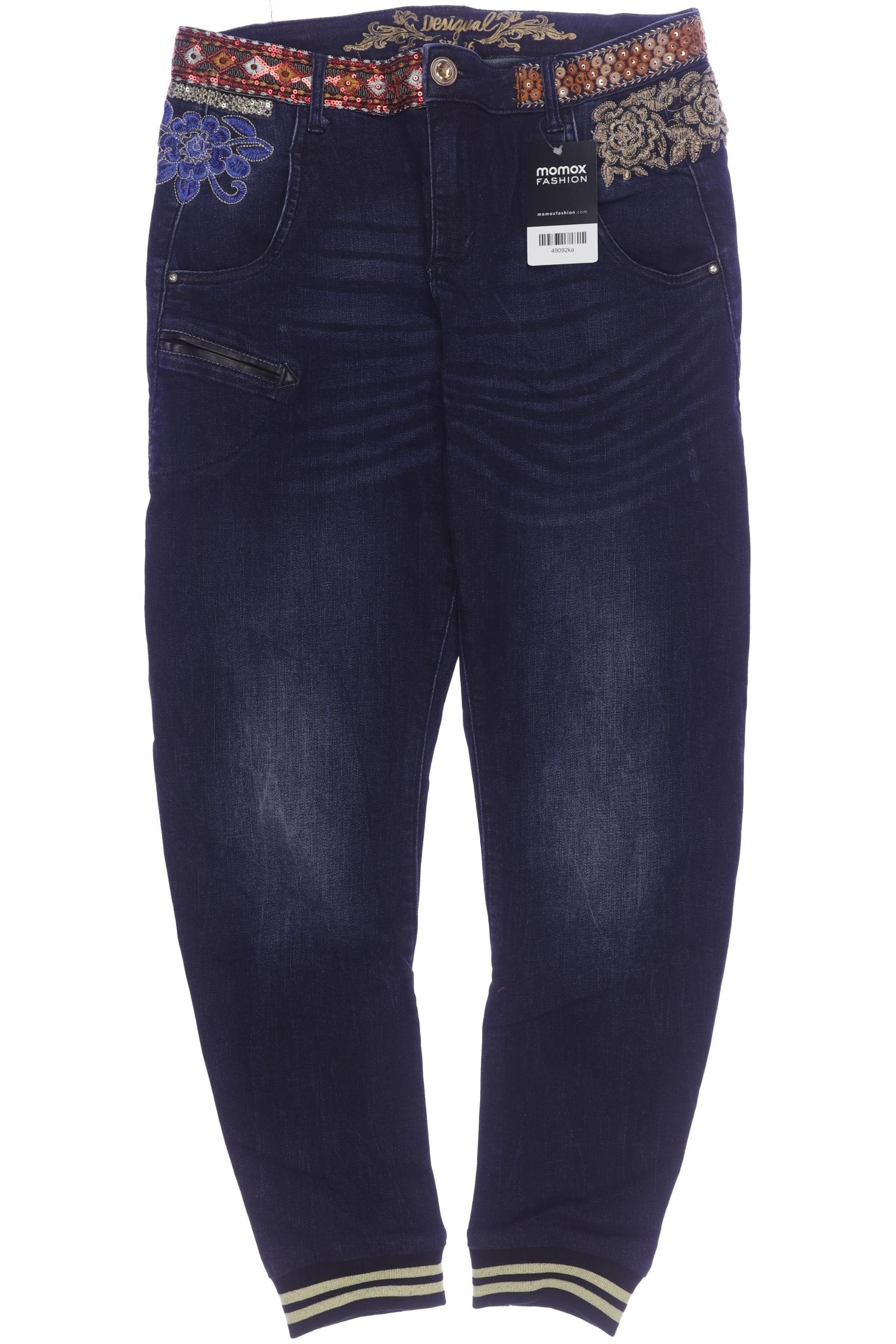 

Desigual Damen Jeans, marineblau, Gr. 26