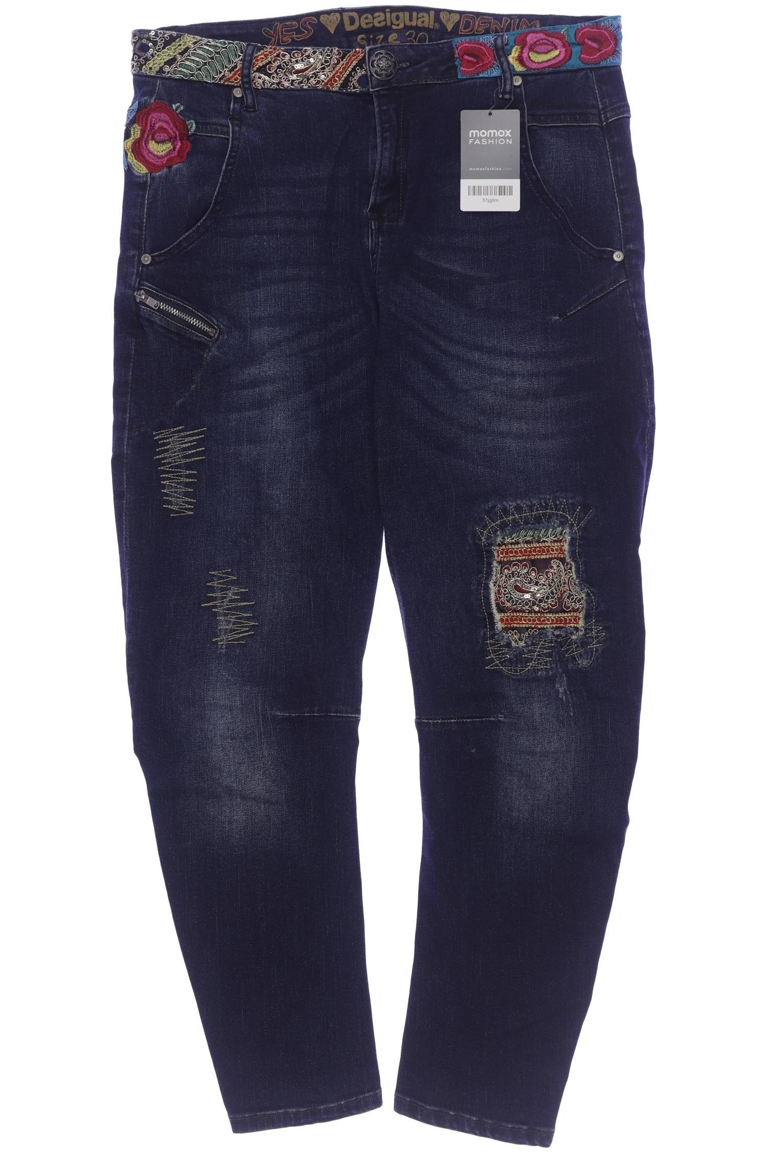 

Desigual Damen Jeans, marineblau, Gr. 30