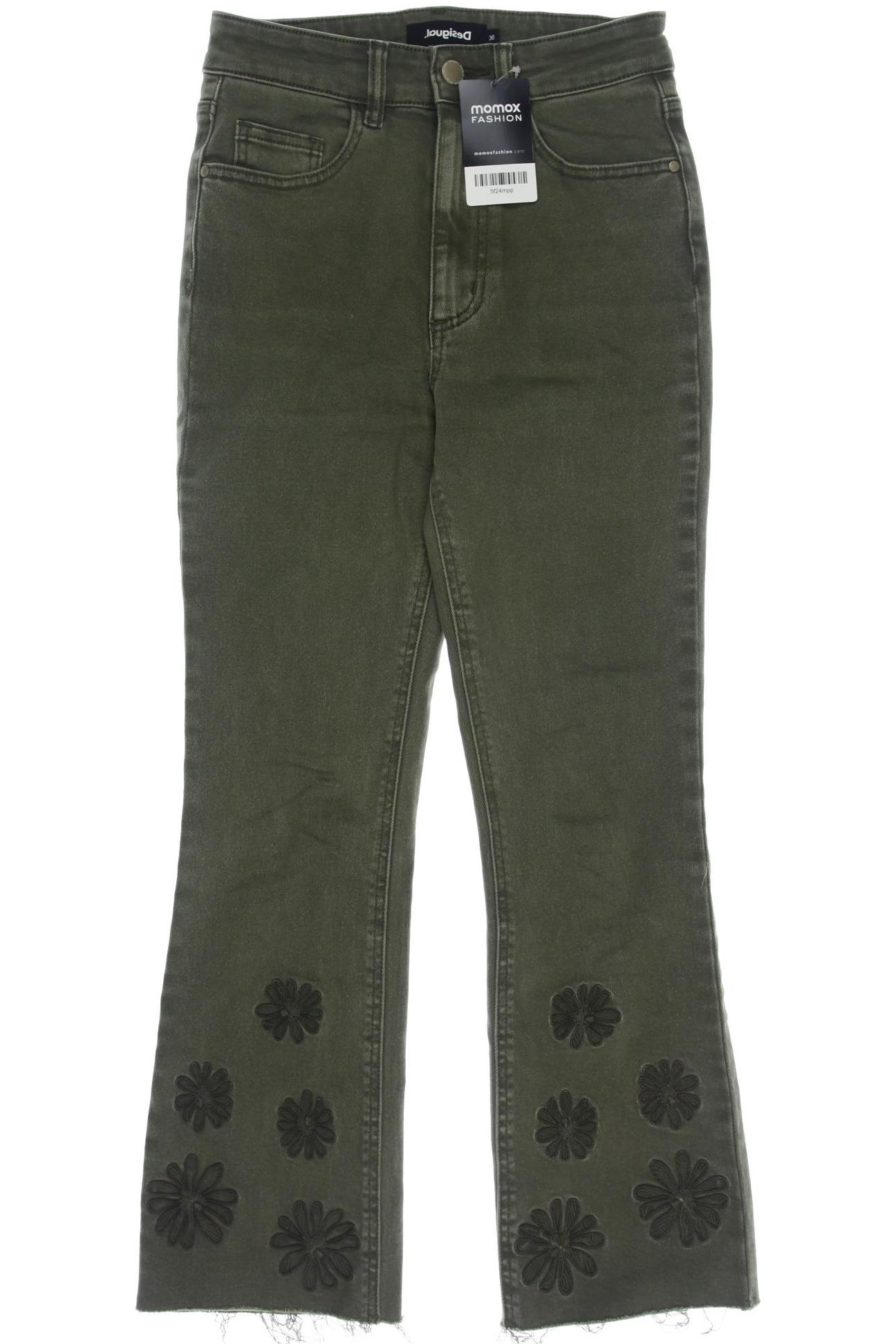 

Desigual Damen Jeans, grün, Gr. 36