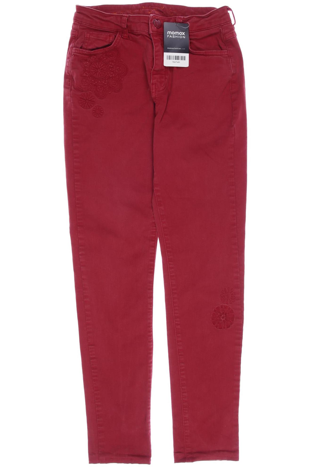 

Desigual Damen Jeans, rot, Gr. 36