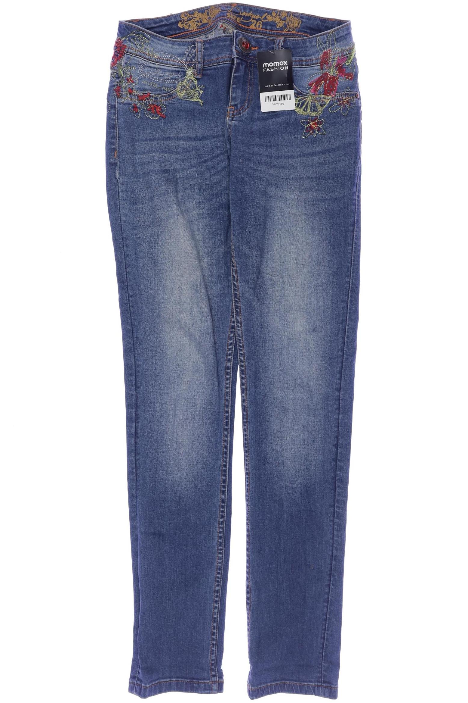 

Desigual Damen Jeans, blau, Gr. 26