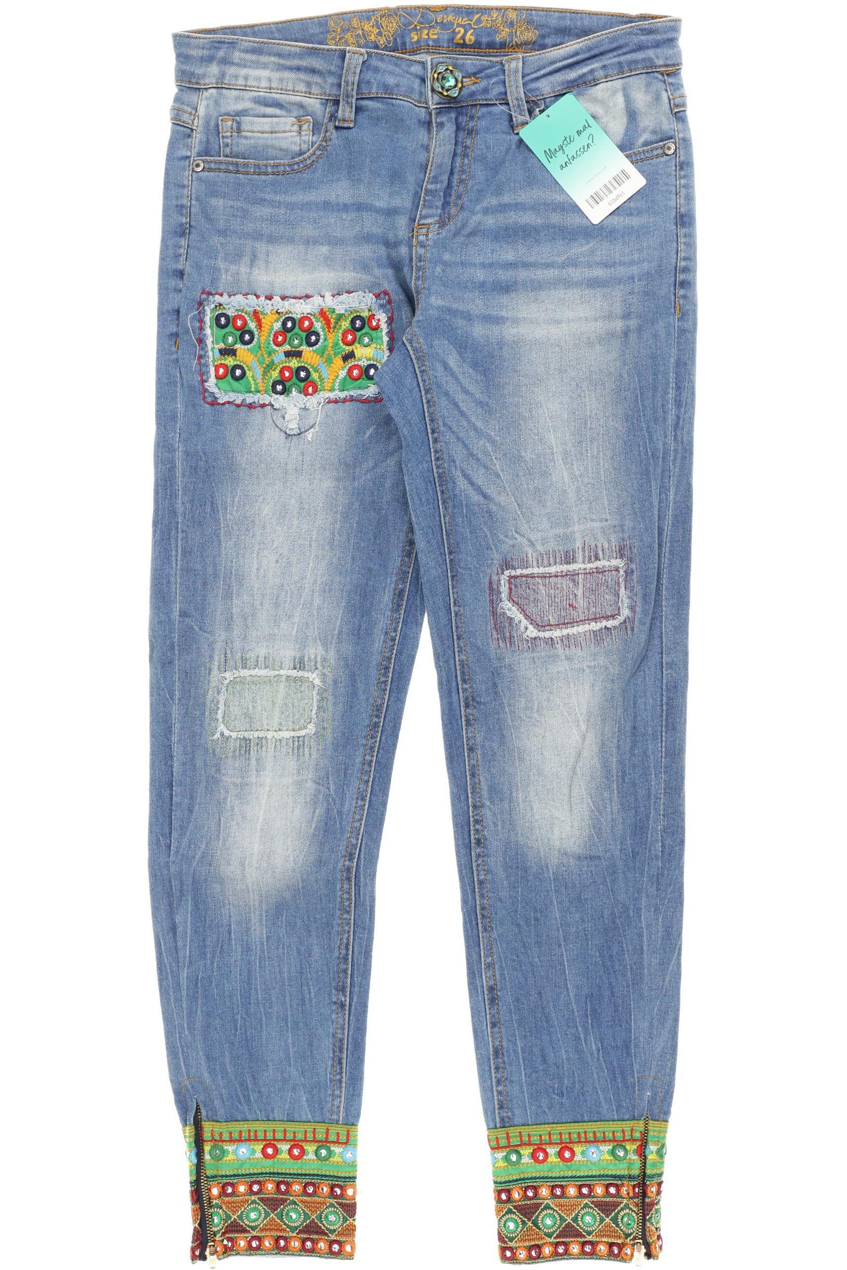 

Desigual Damen Jeans, blau, Gr. 26
