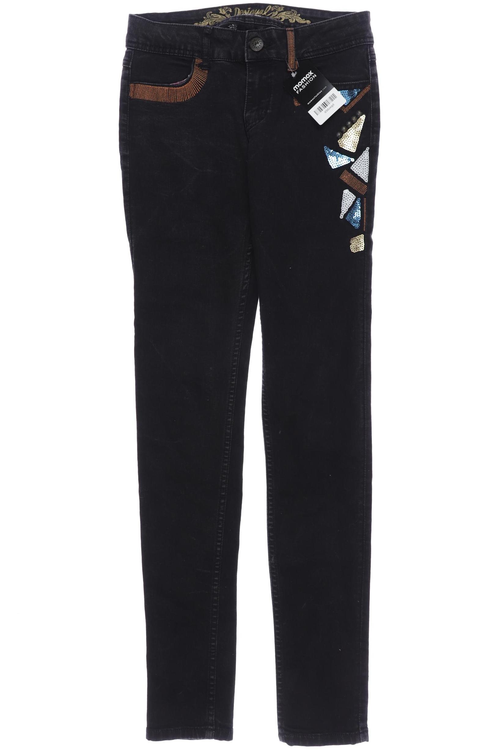 

Desigual Damen Jeans, schwarz, Gr. 26