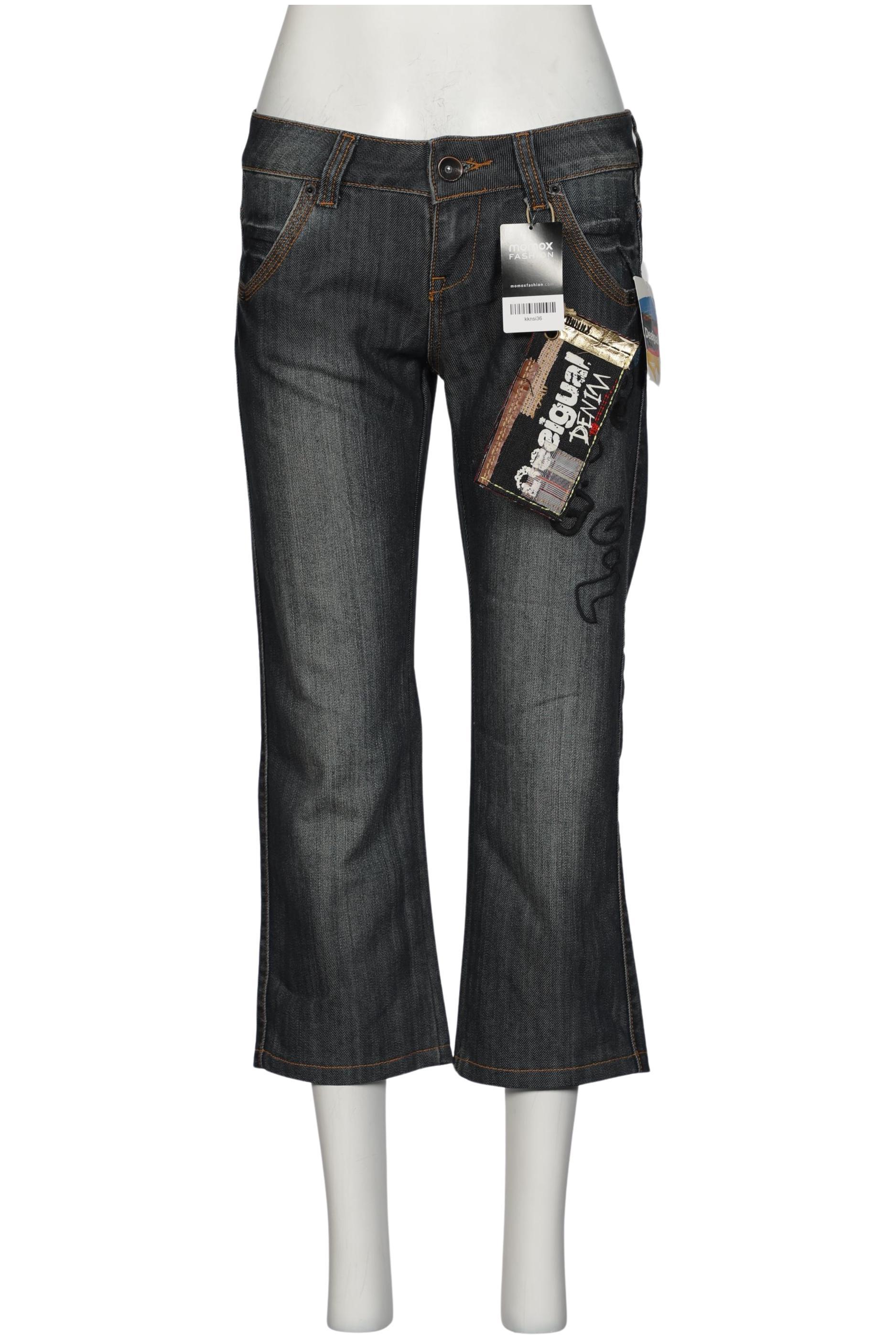 

Desigual Damen Jeans, grau, Gr. 40