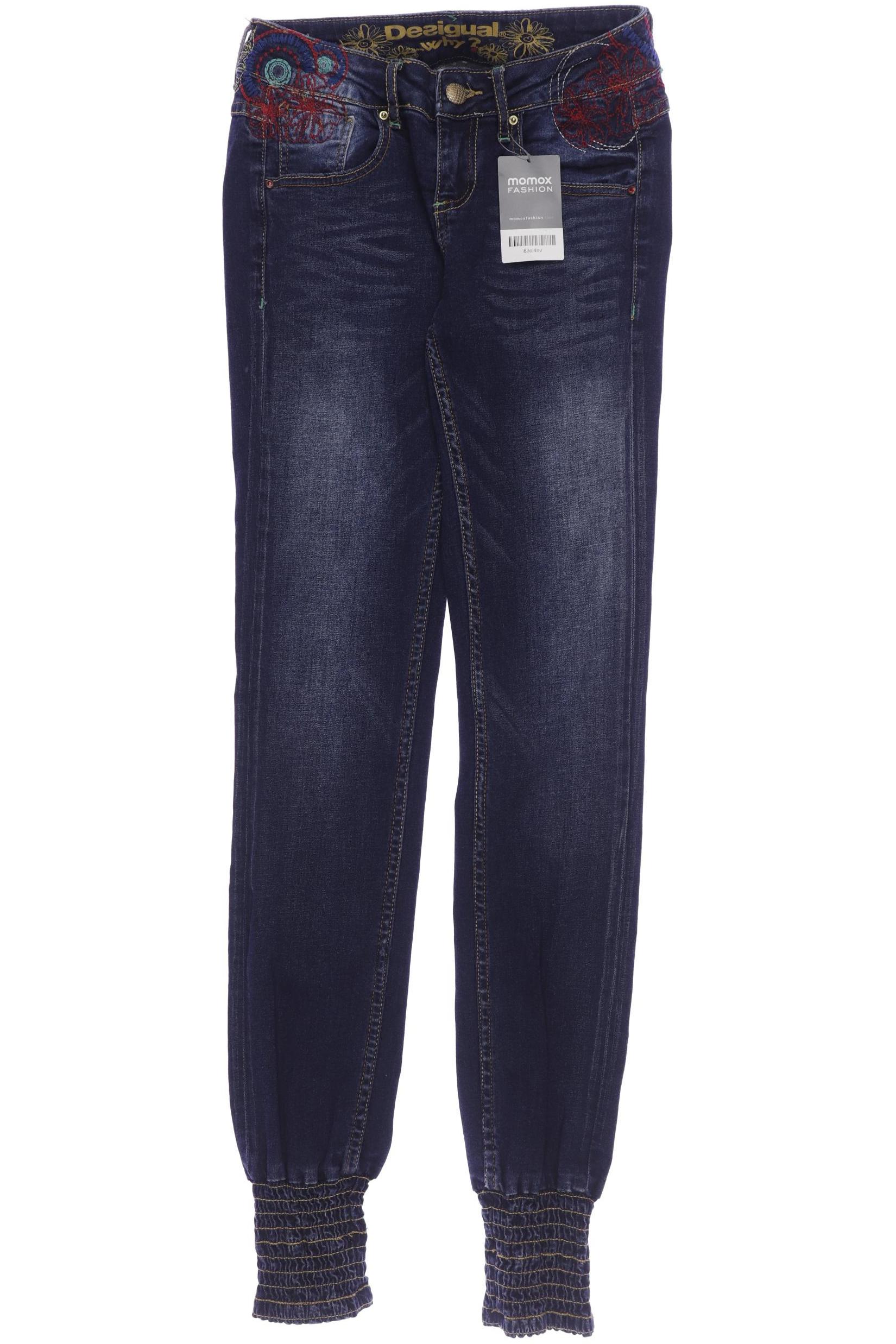 

Desigual Damen Jeans, marineblau, Gr. 24