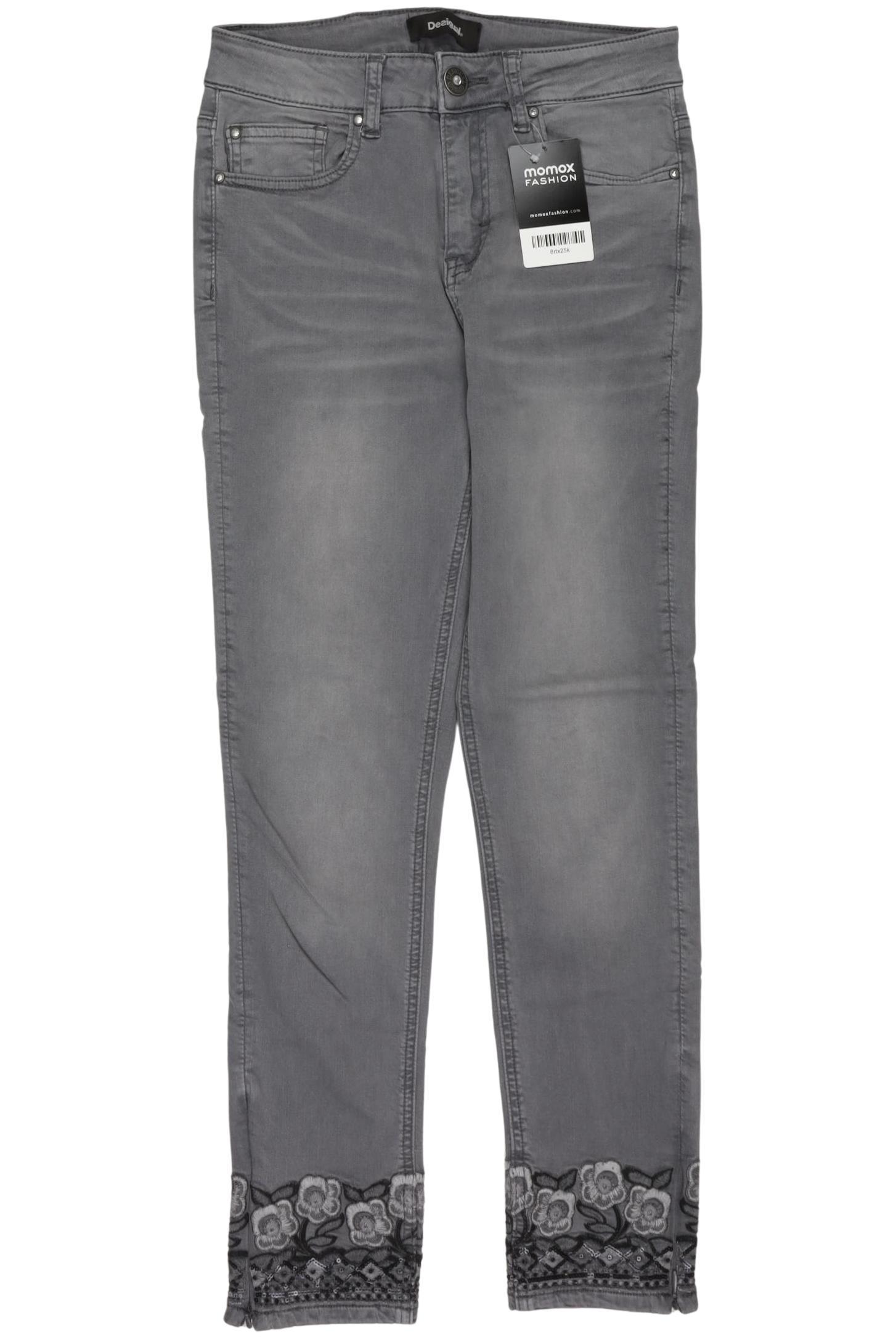 

Desigual Damen Jeans, grau, Gr. 36