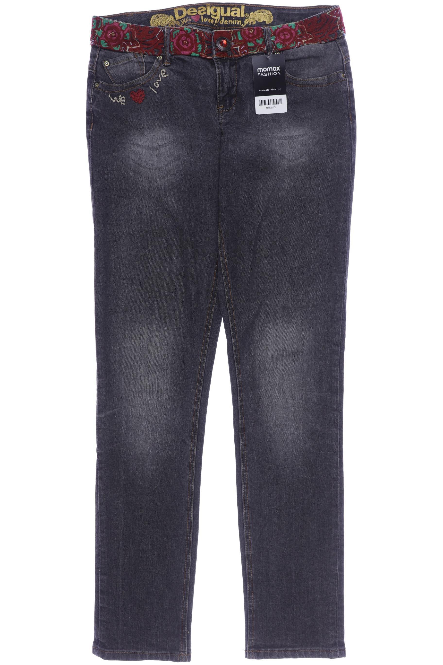 

Desigual Damen Jeans, grau, Gr. 28