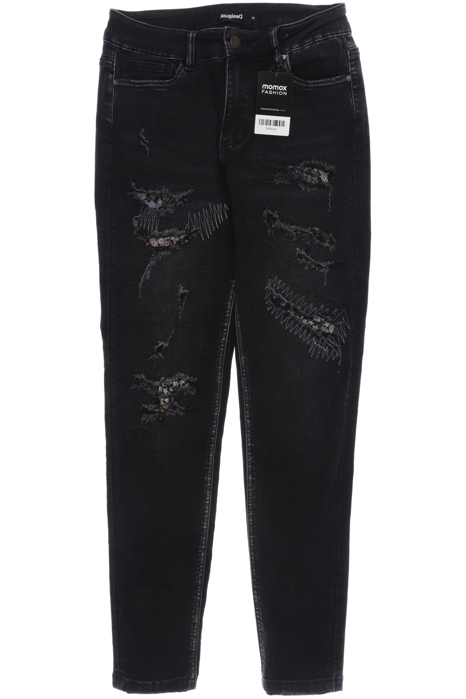 

Desigual Damen Jeans, schwarz, Gr. 38