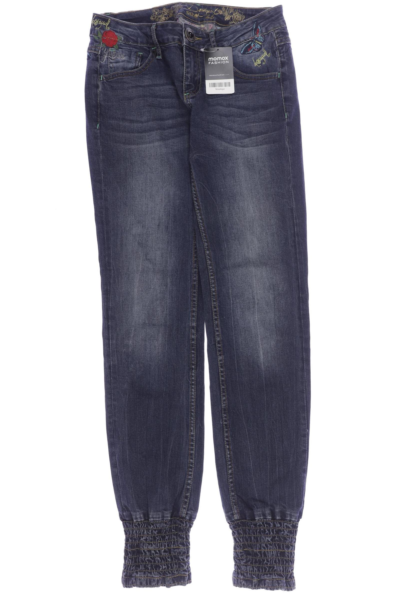 

Desigual Damen Jeans, marineblau, Gr. 26