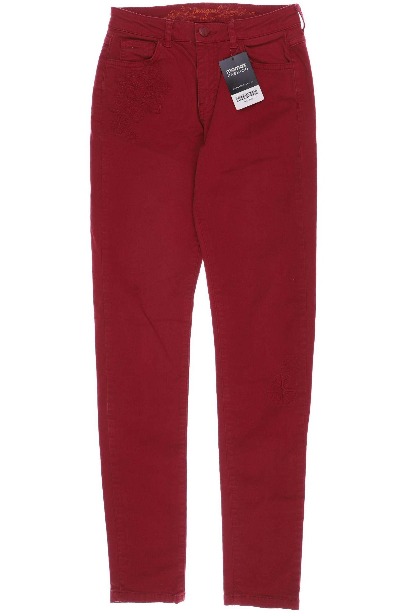 

Desigual Damen Jeans, rot