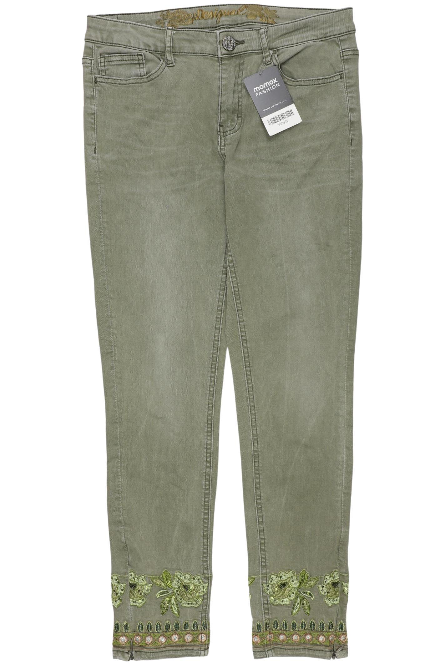 

Desigual Damen Jeans, grün, Gr. 28