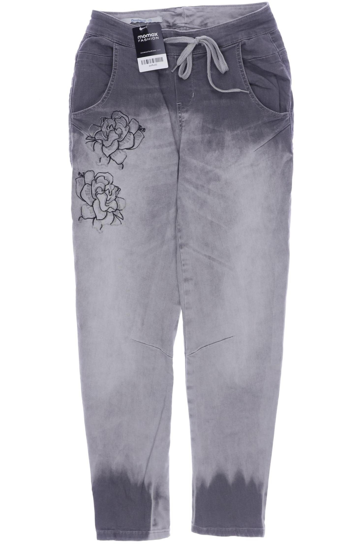 

Desigual Damen Jeans, grau, Gr. 0