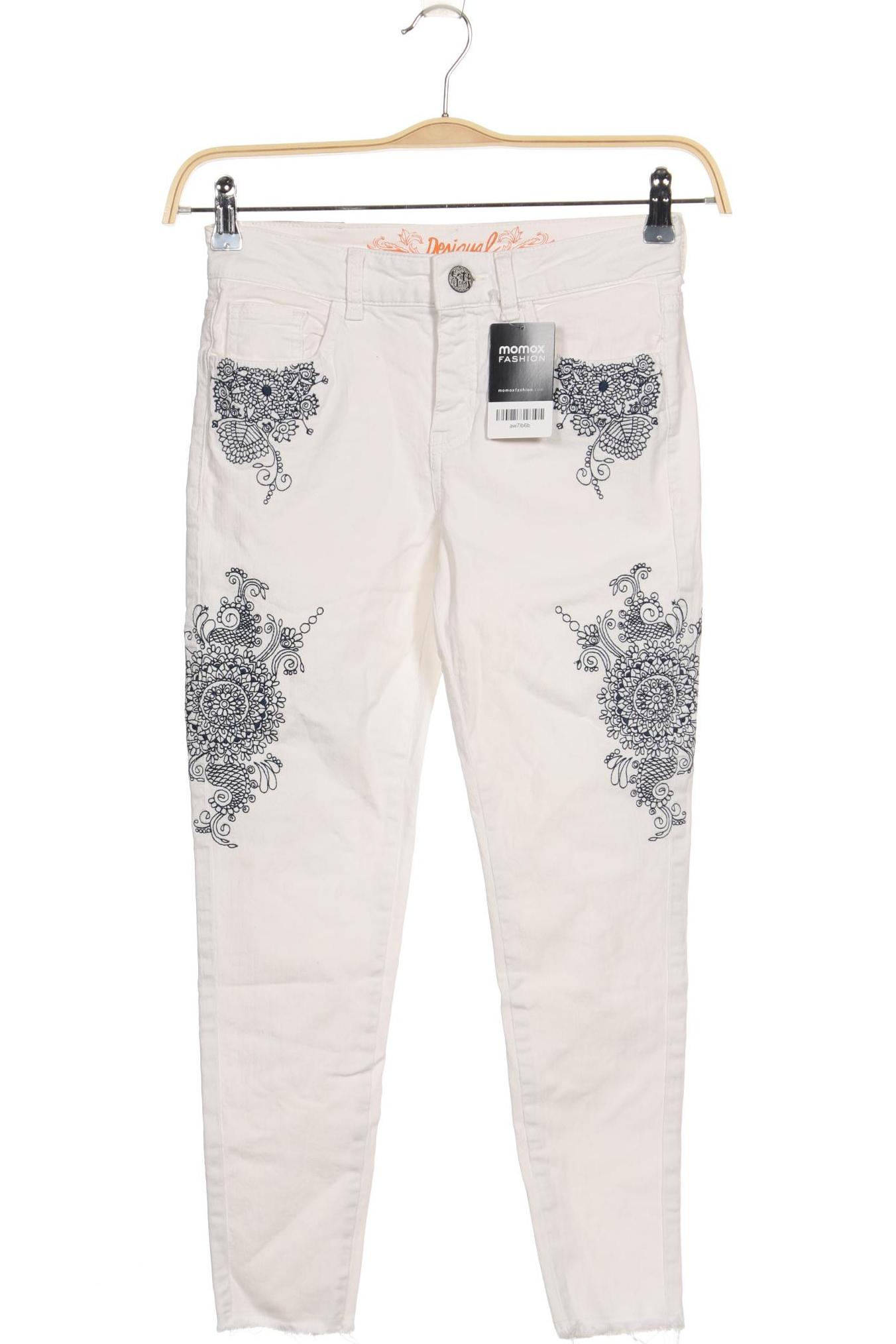 

Desigual Damen Jeans, weiß, Gr. 36