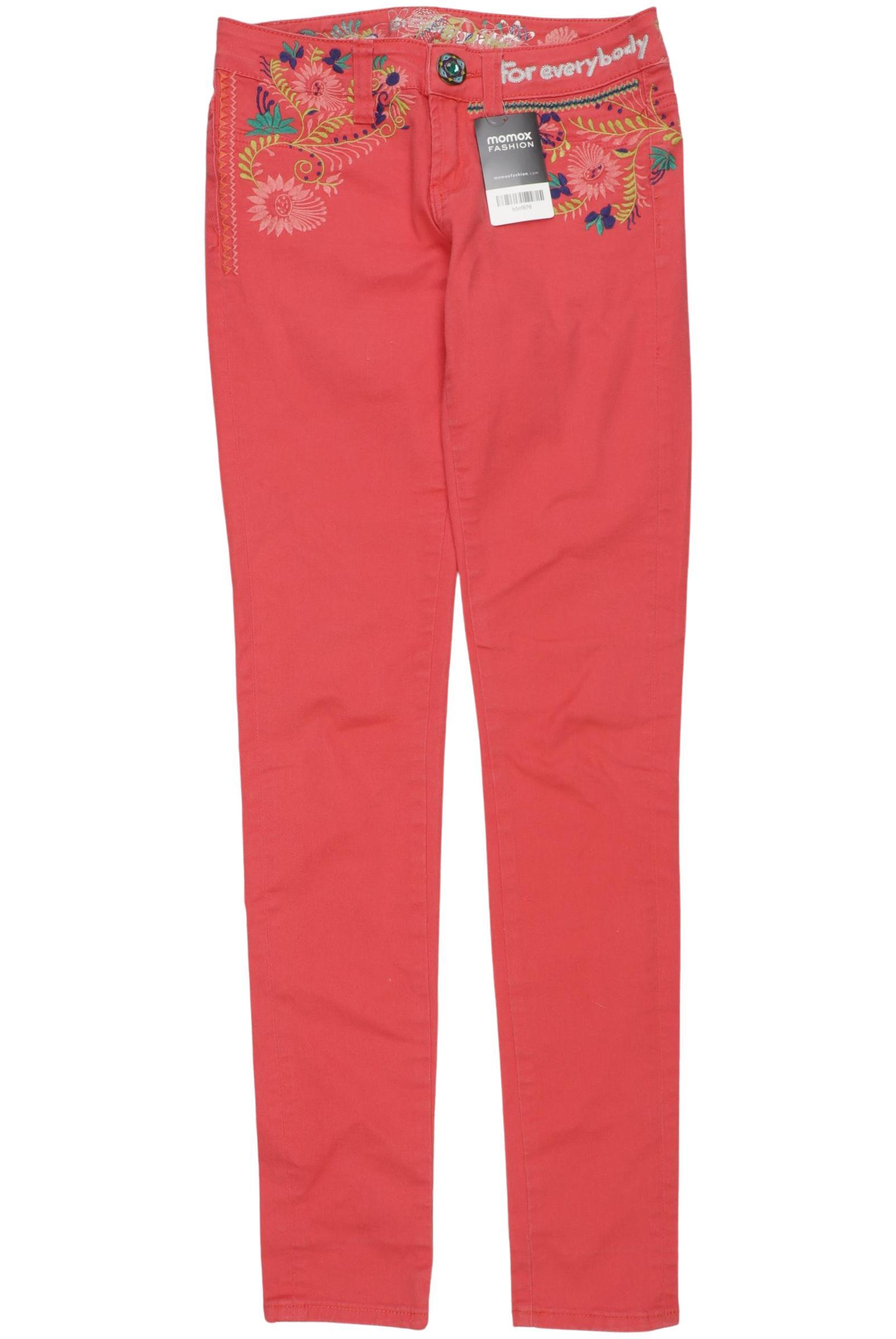 

Desigual Damen Jeans, rot, Gr. 26