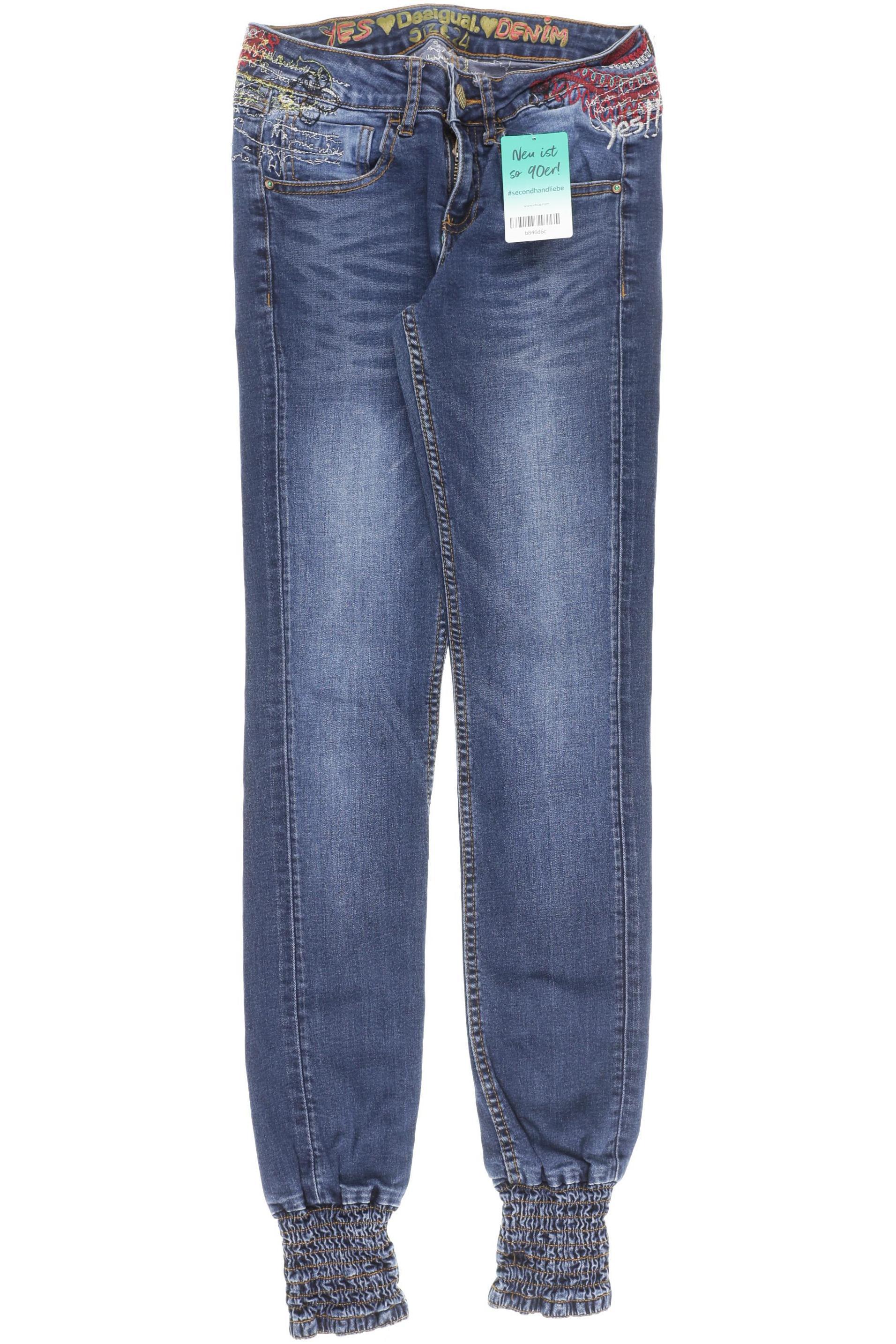 

Desigual Damen Jeans, blau, Gr. 24