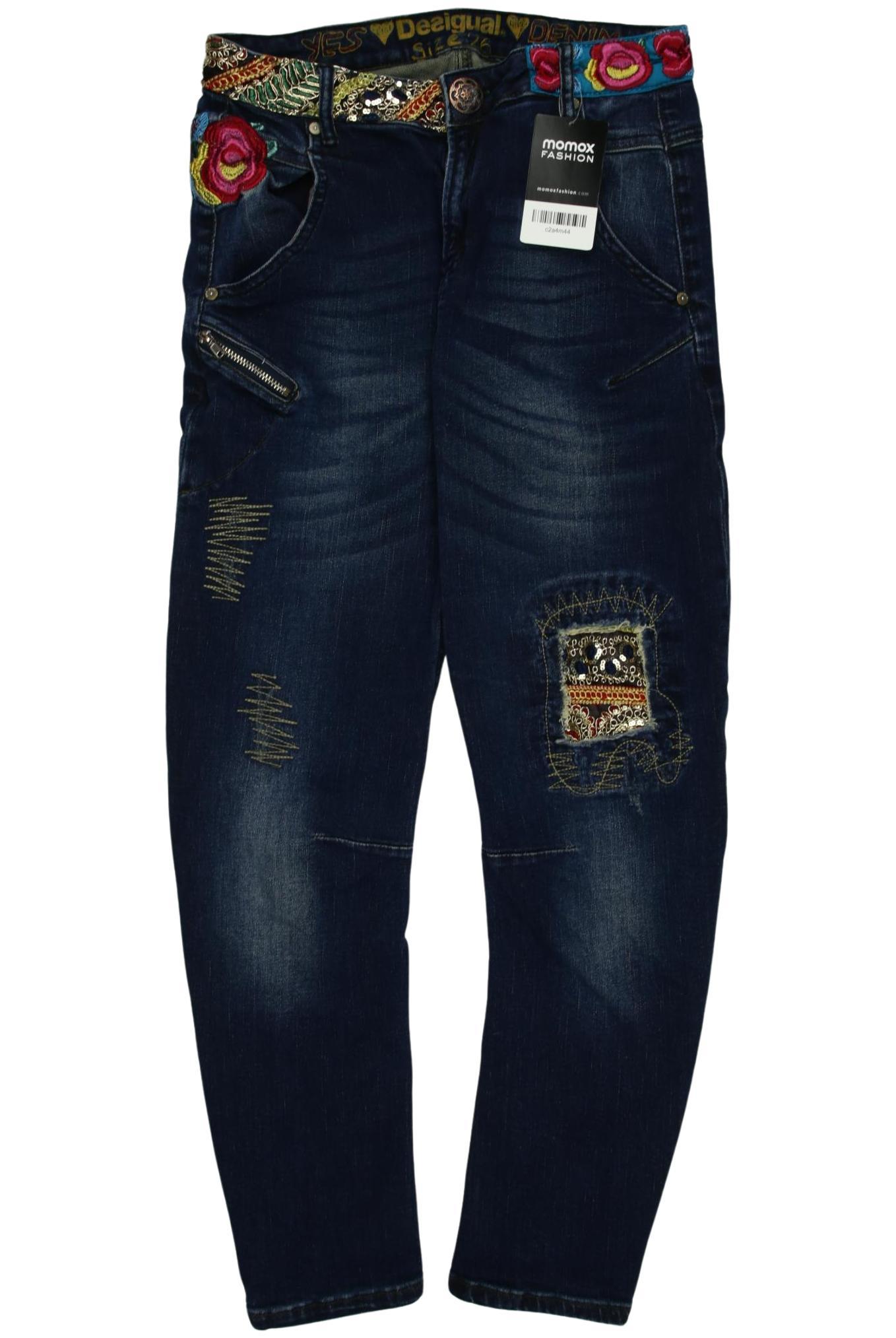 

Desigual Damen Jeans, marineblau, Gr. 26