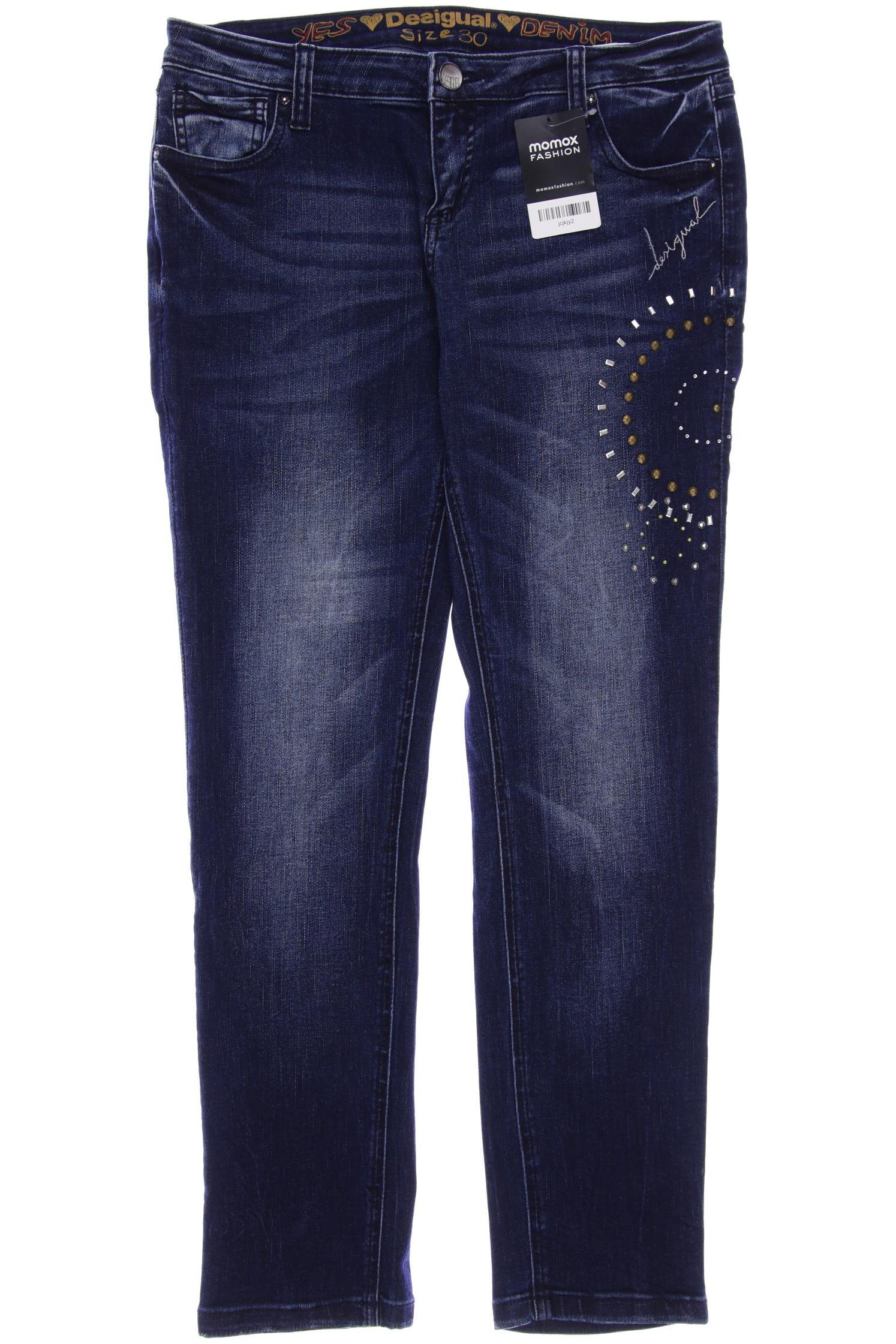 

Desigual Damen Jeans, marineblau, Gr. 30