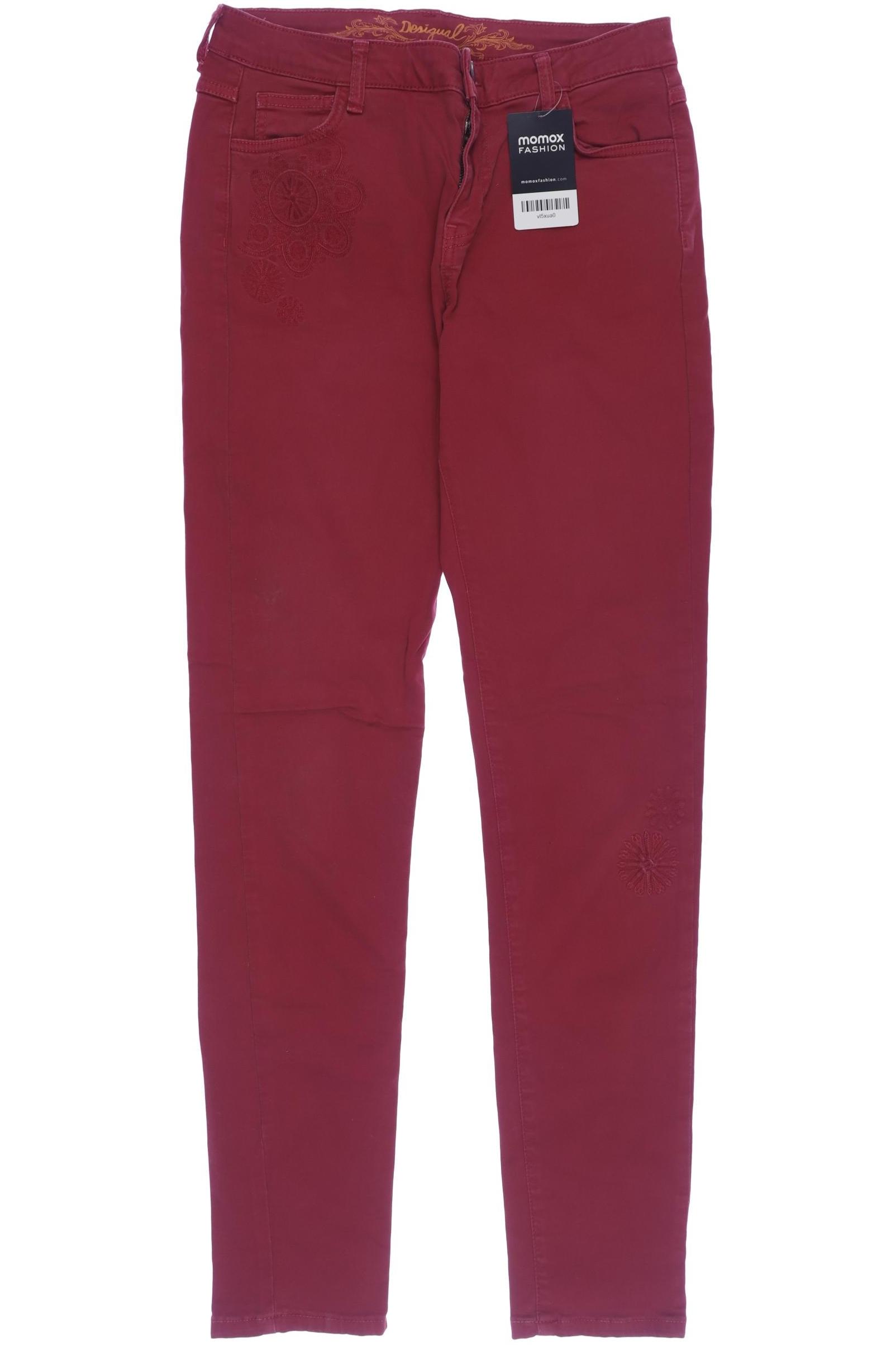 

Desigual Damen Jeans, rot, Gr. 40