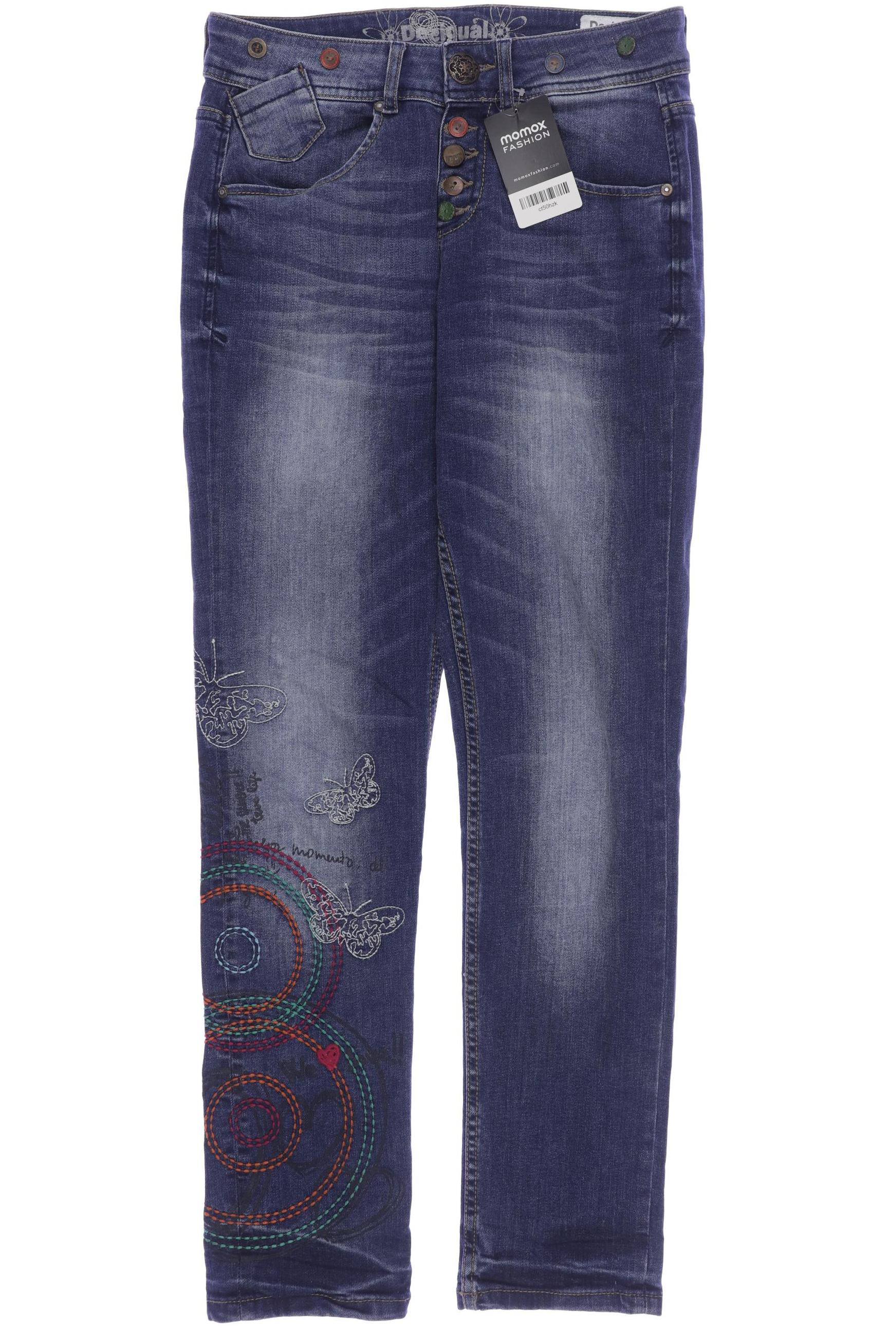 

Desigual Damen Jeans, marineblau, Gr. 24