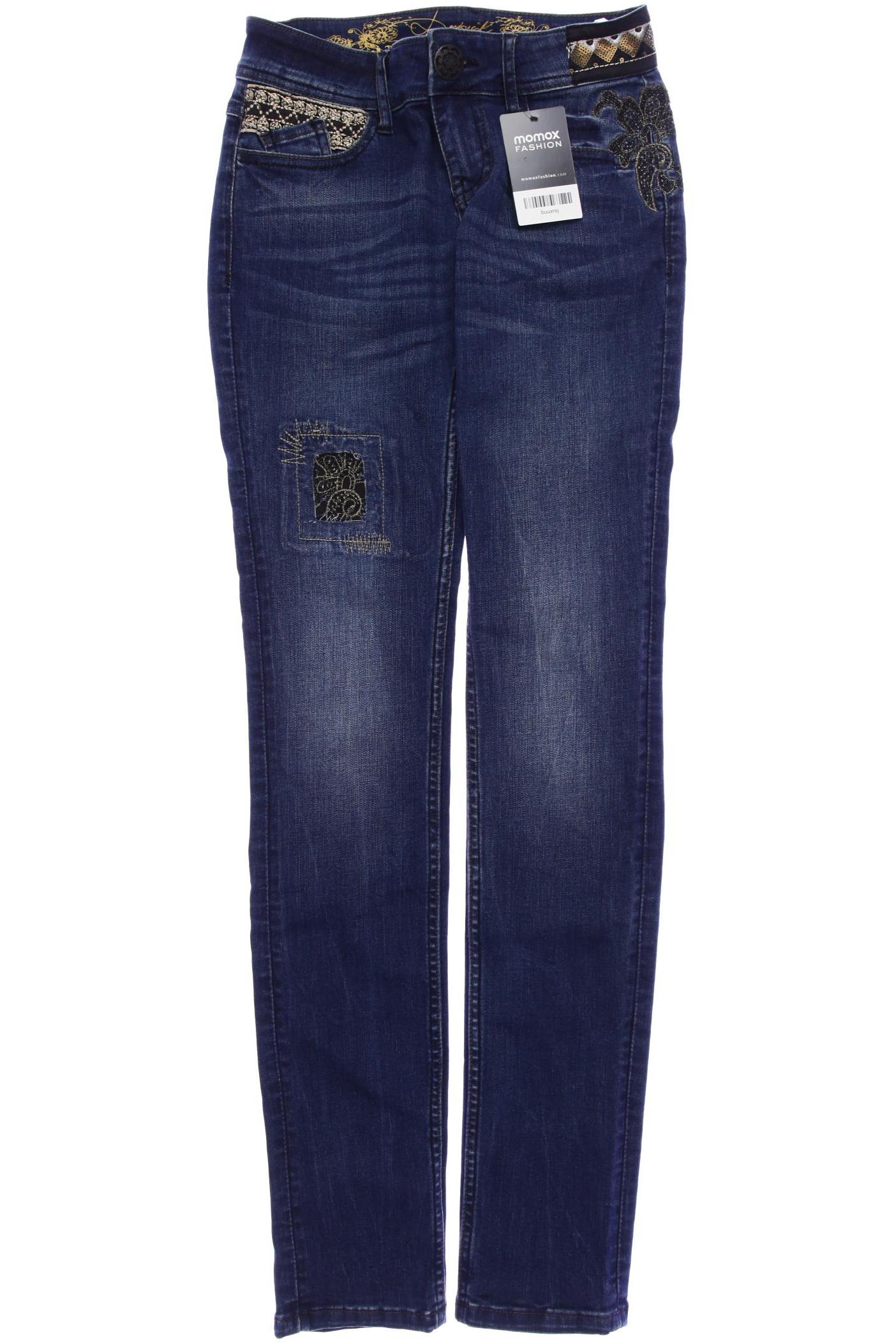 

Desigual Damen Jeans, marineblau, Gr. 24