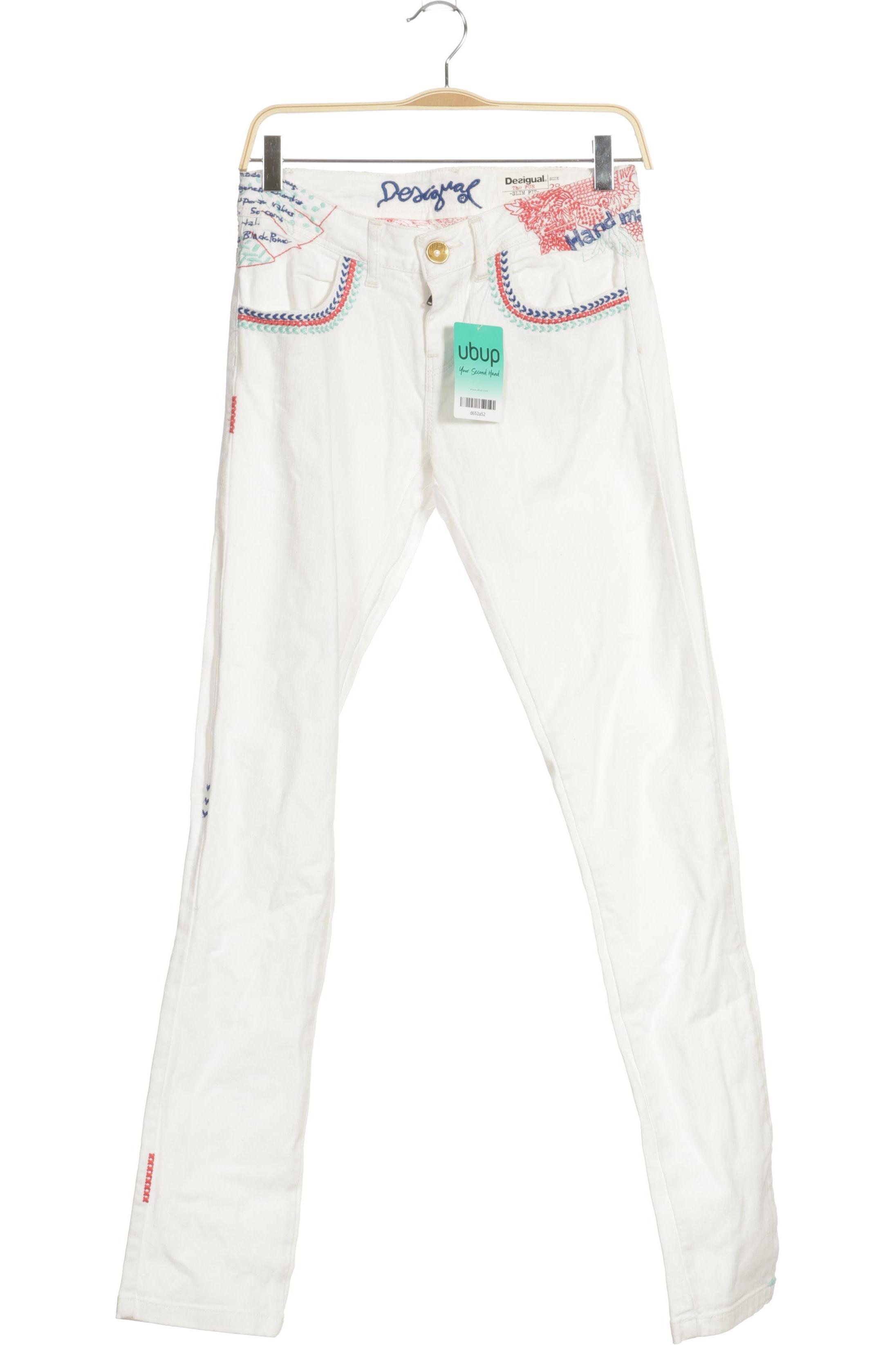 

Desigual Damen Jeans, weiß, Gr. 28