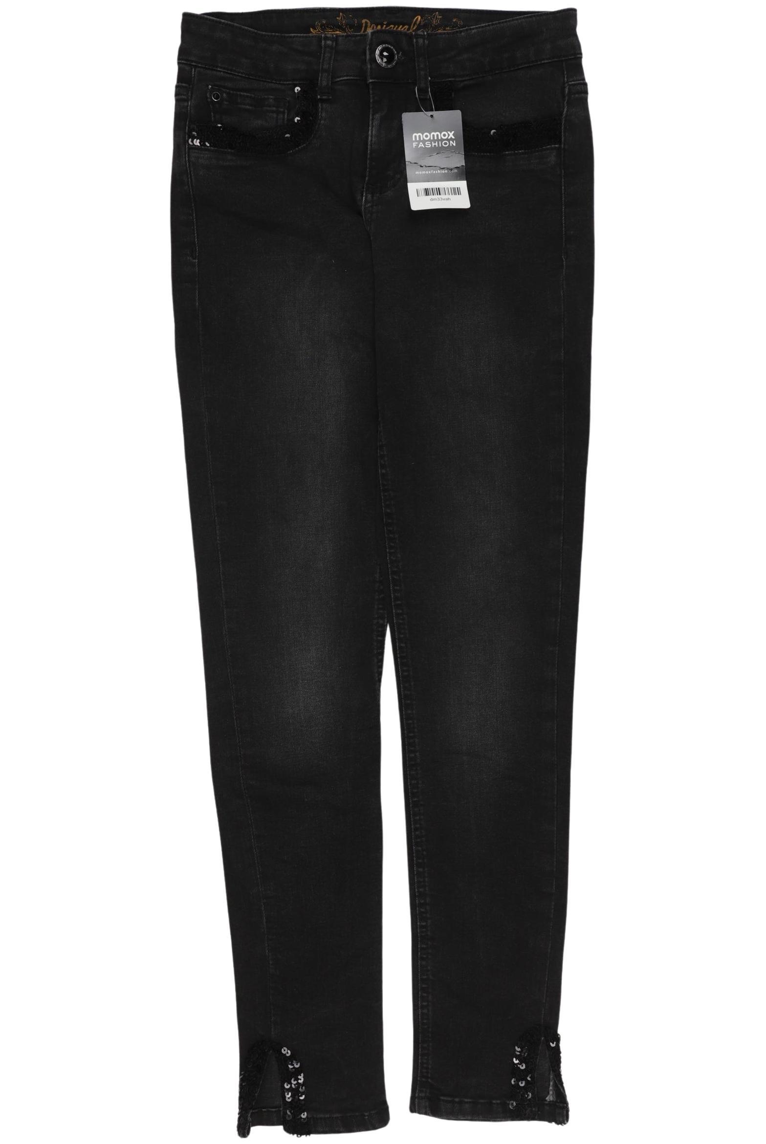 

Desigual Damen Jeans, schwarz, Gr. 26