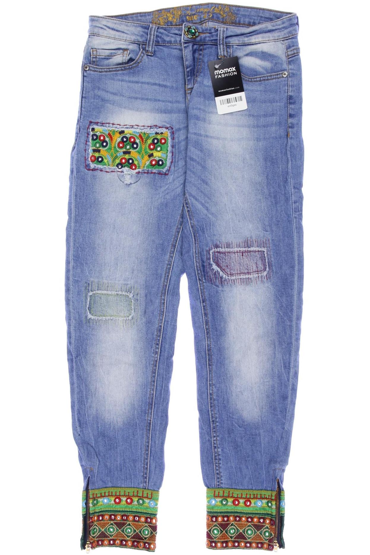 

Desigual Damen Jeans, blau, Gr. 25