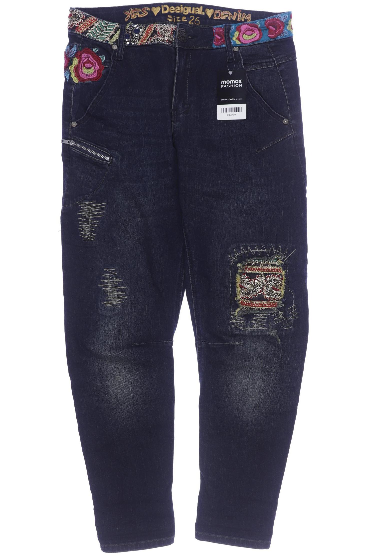 

Desigual Damen Jeans, marineblau, Gr. 26
