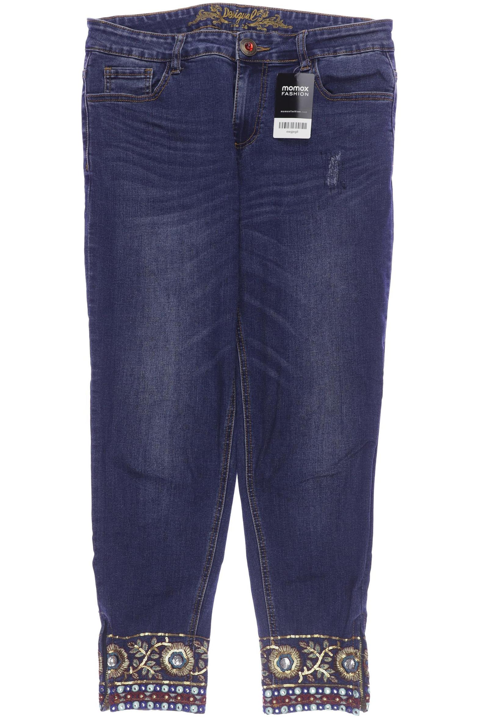 

Desigual Damen Jeans, marineblau, Gr. 34