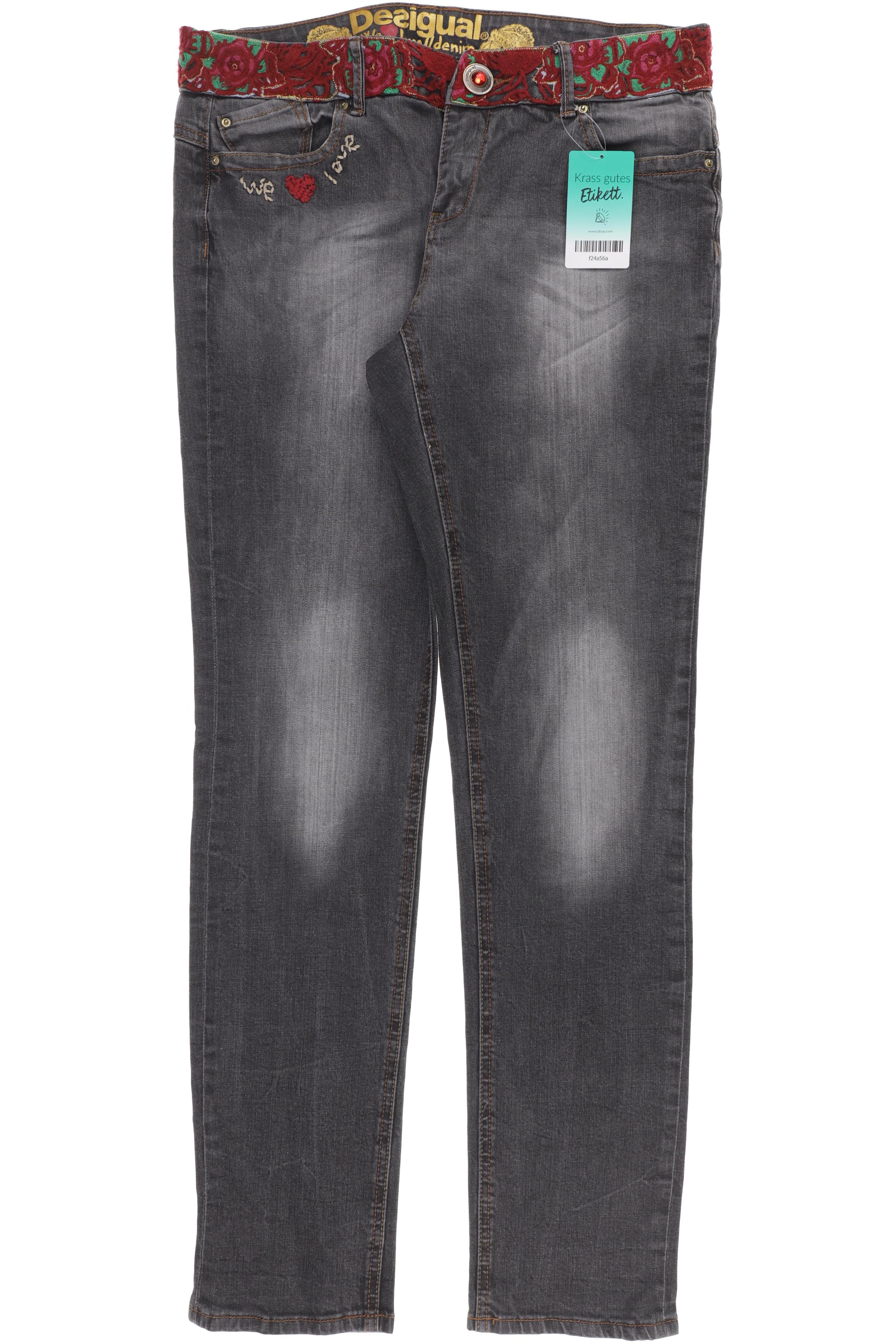 

Desigual Damen Jeans, grau, Gr. 32