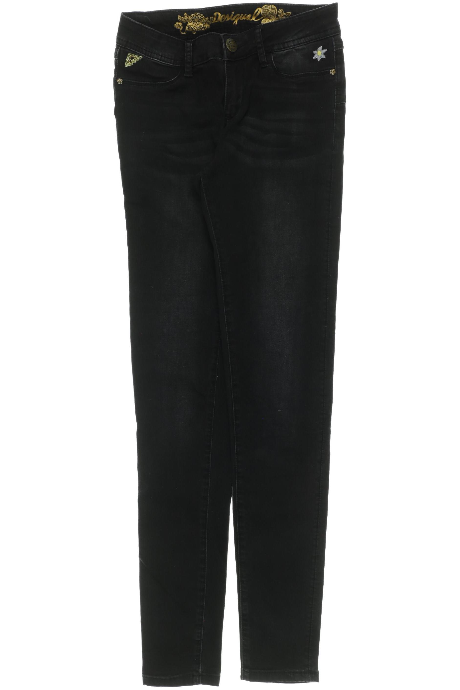 

Desigual Damen Jeans, grau, Gr. 24