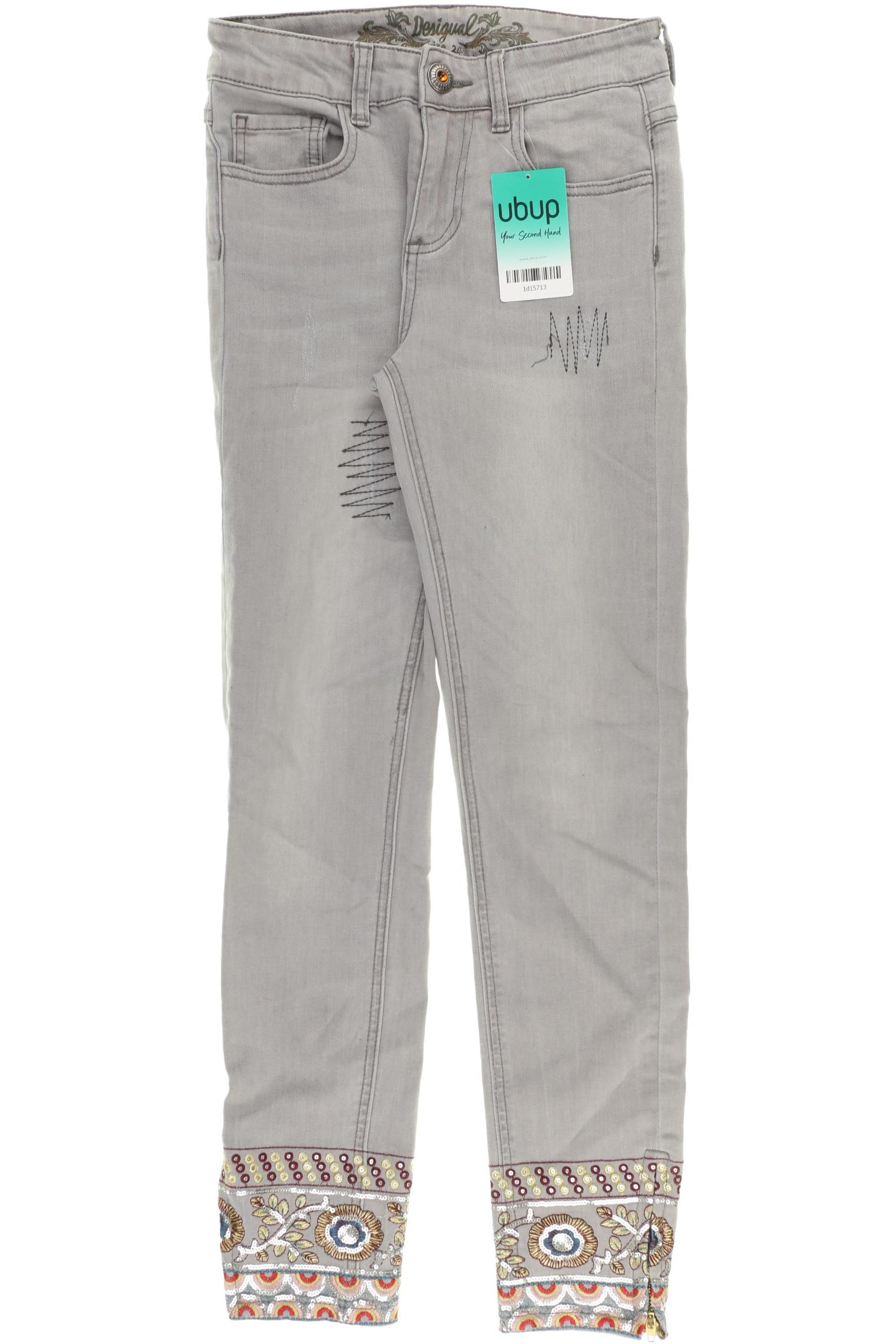 

Desigual Damen Jeans, grau, Gr. 24