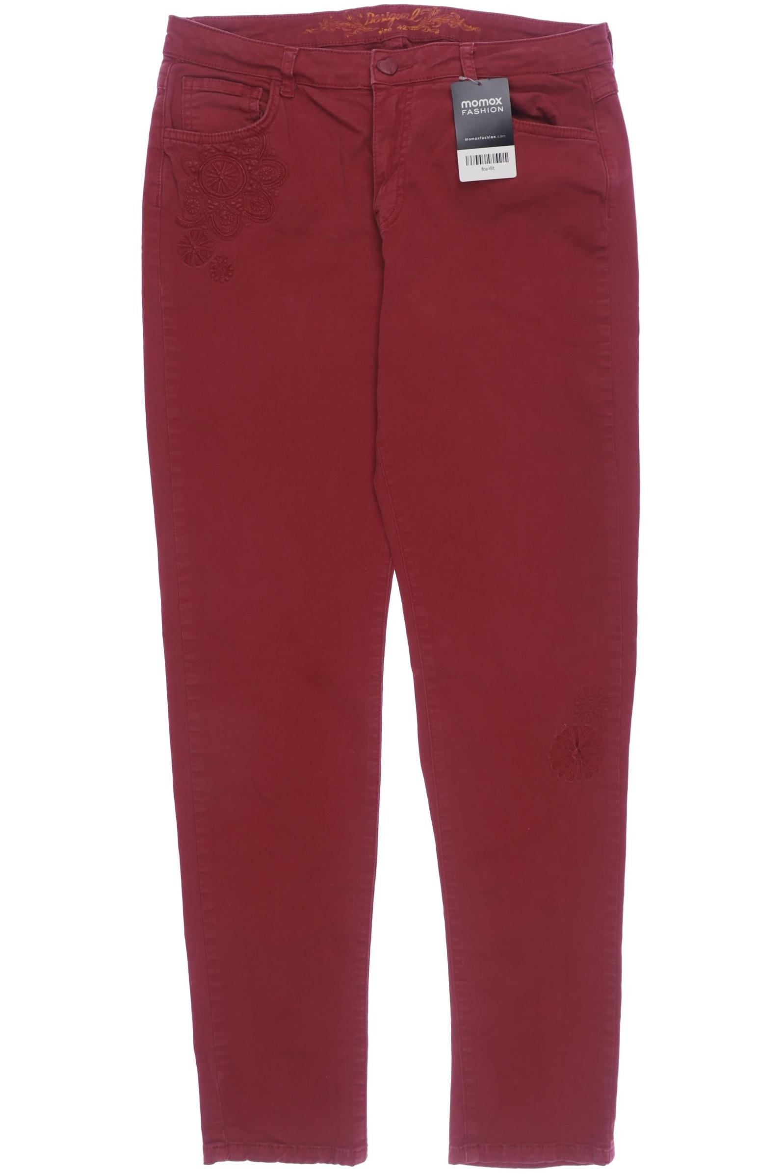 

Desigual Damen Jeans, rot, Gr. 42