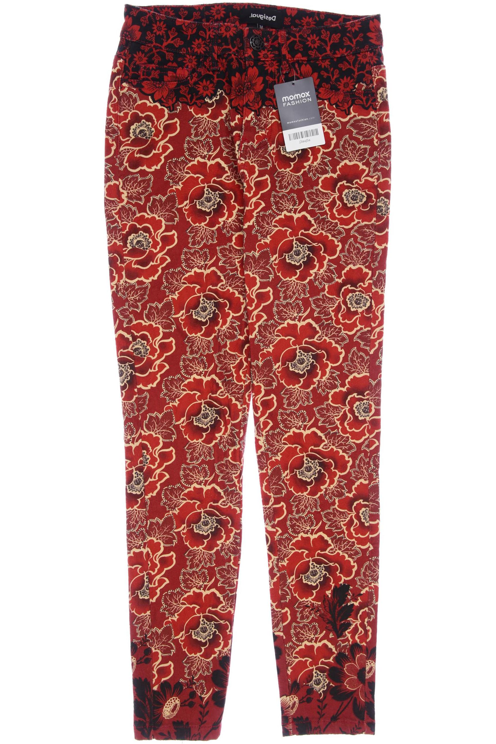 

Desigual Damen Jeans, rot, Gr. 34