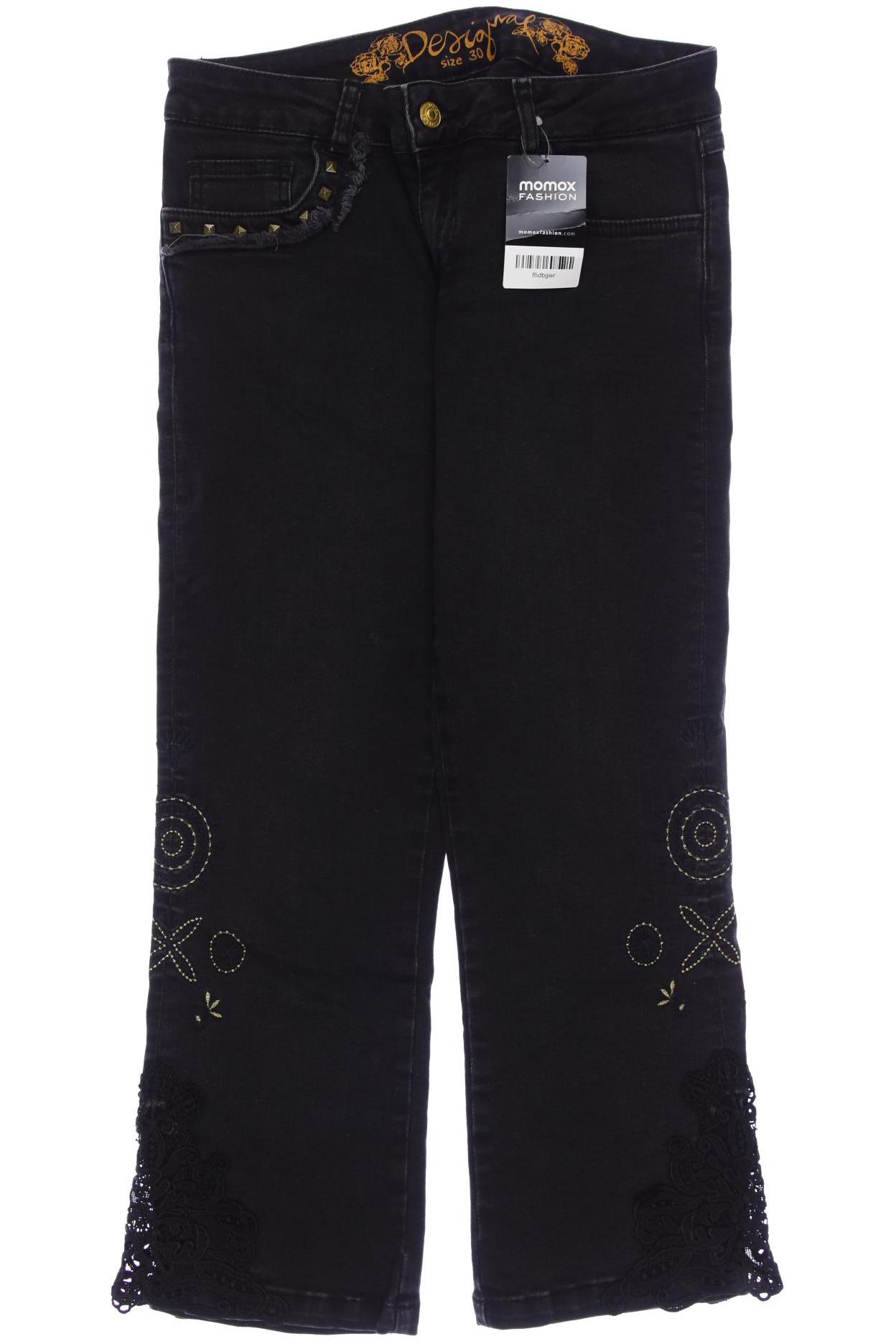 

Desigual Damen Jeans, schwarz, Gr. 30