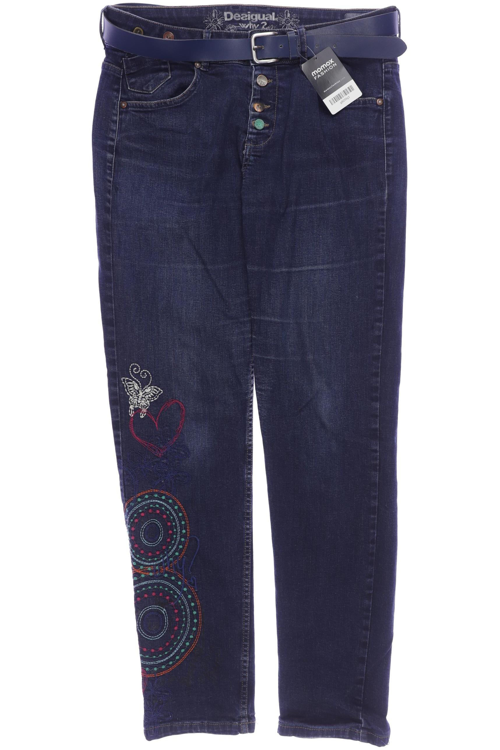 

Desigual Damen Jeans, marineblau, Gr. 35