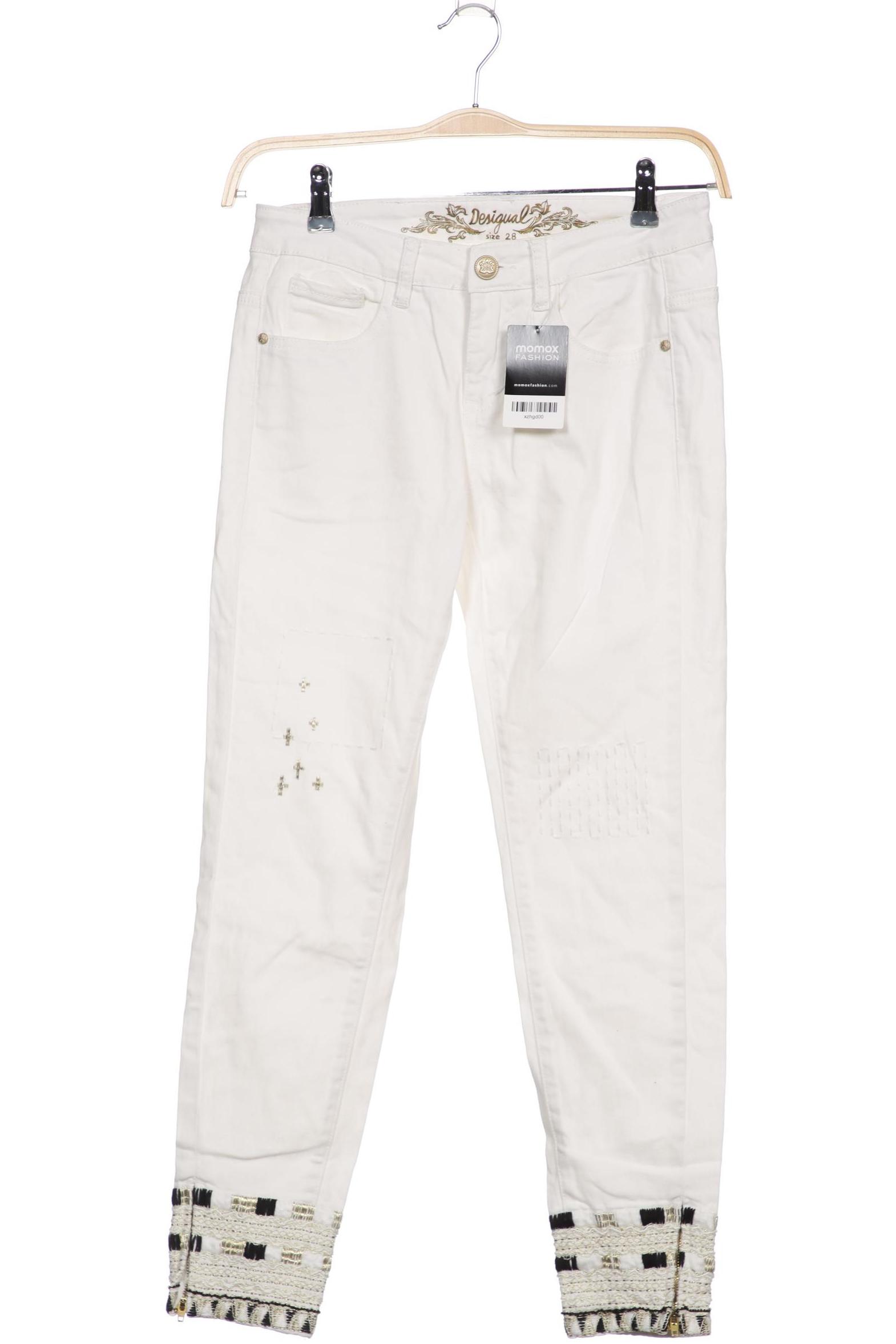 

Desigual Damen Jeans, weiß, Gr. 28