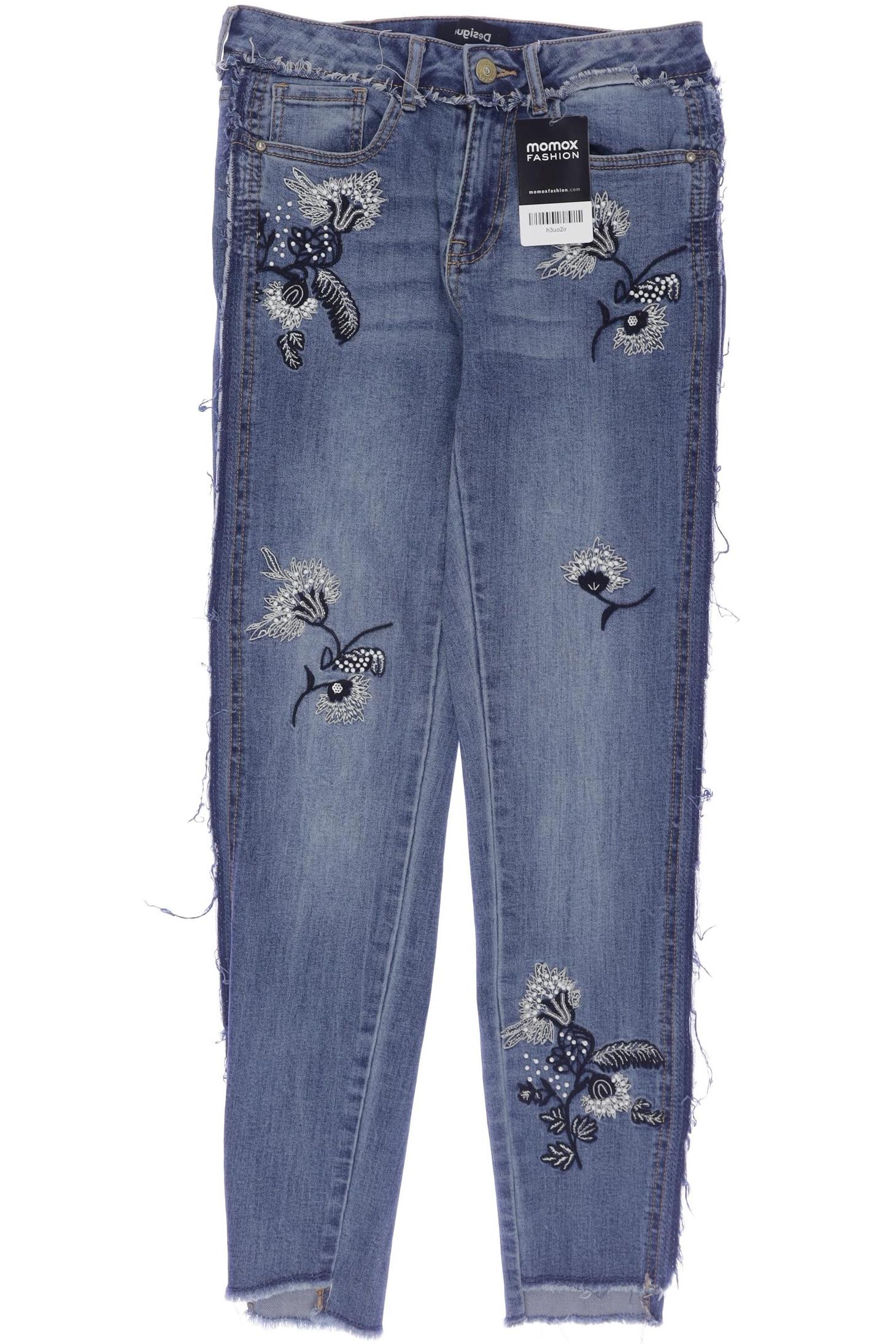 

Desigual Damen Jeans, blau, Gr. 25
